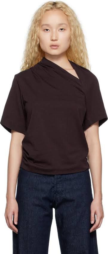 Dries Van Noten Henissa Asymmetric Neck t-shirt Size S / US 4 / IT 40 - 1 Thumbnail