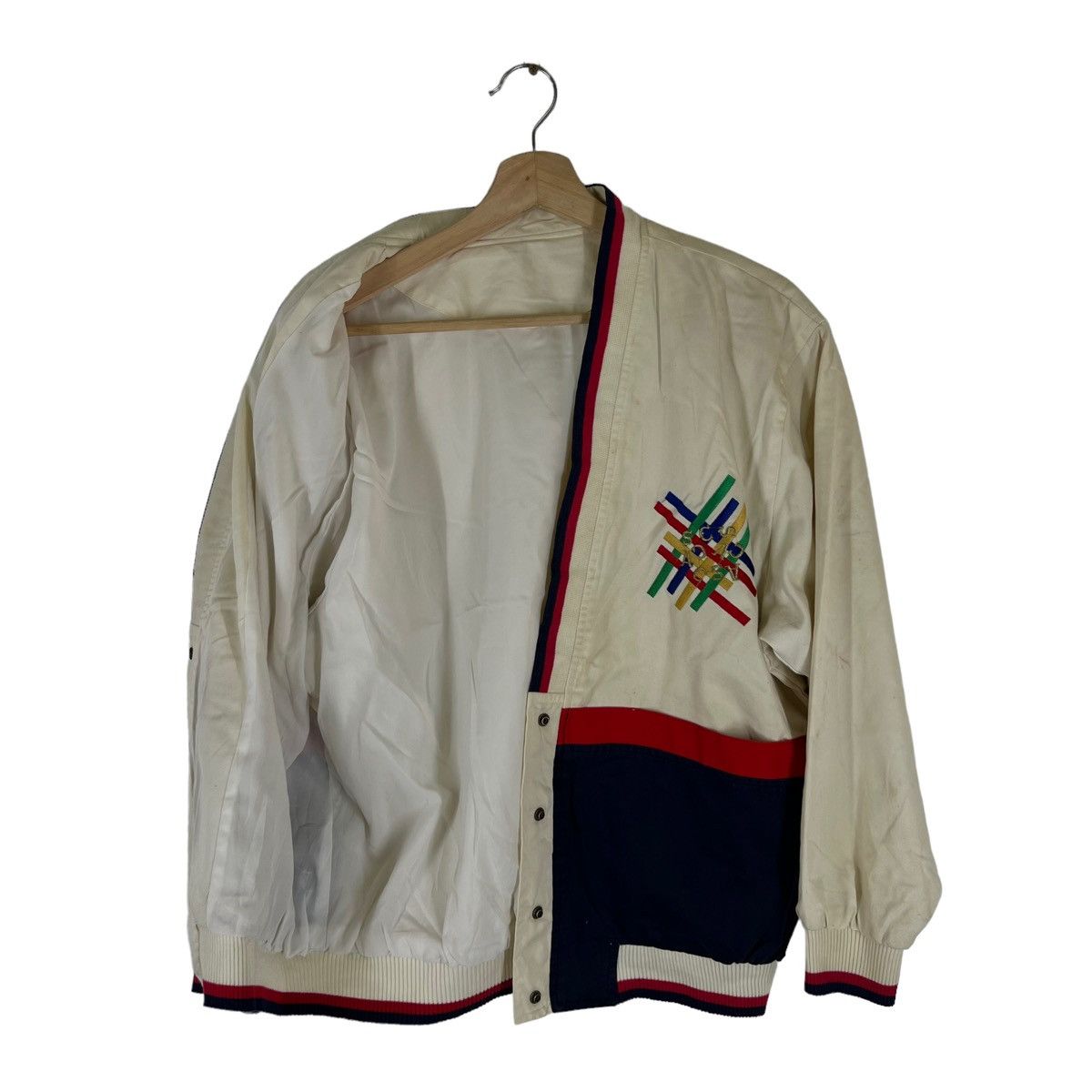Japanese Brand VINTAGE LIGHT CARDIGAN MIX COLOUR JAPAN MADE RILEX WEAR Size US M / EU 48-50 / 2 - 8 Thumbnail