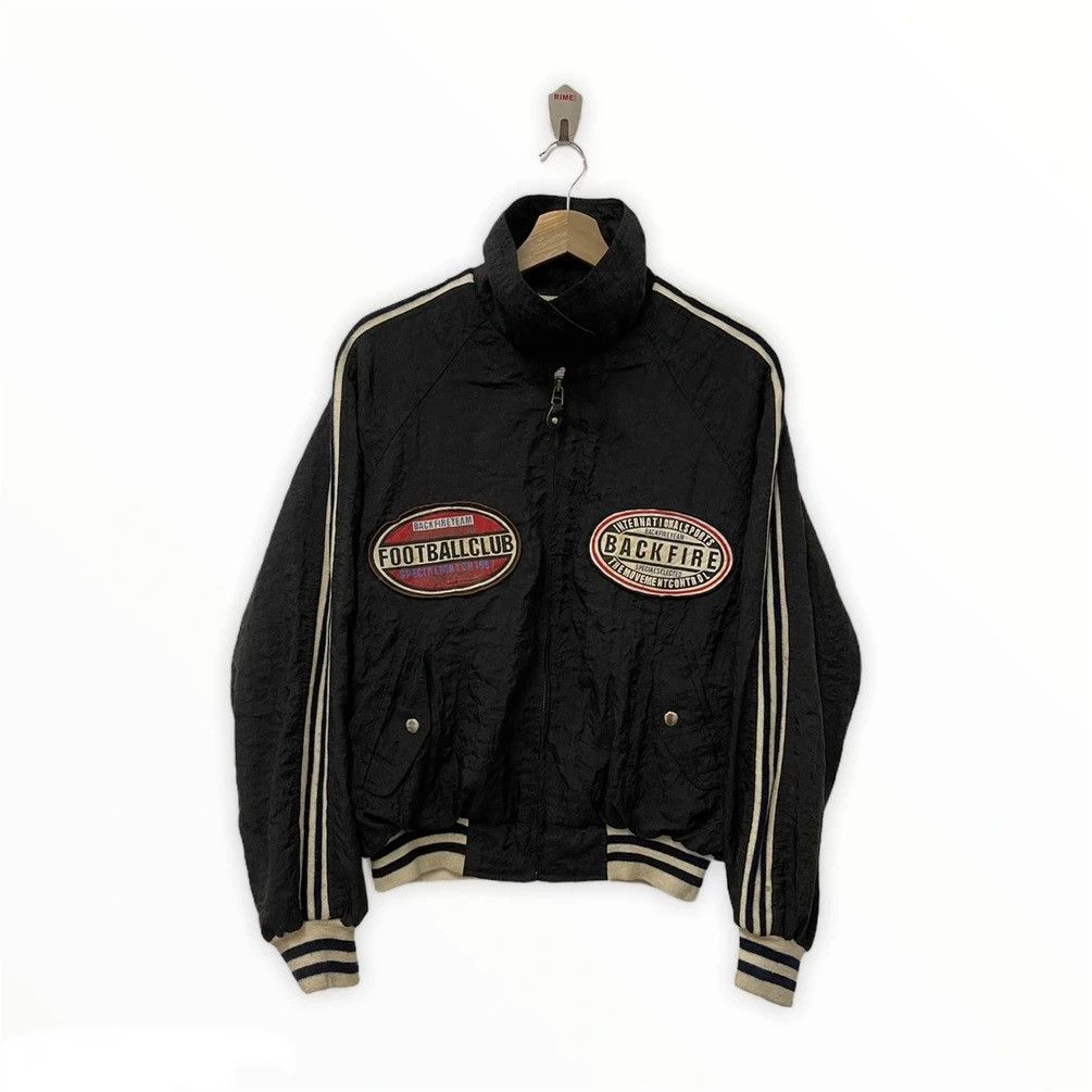 Japanese Brand × Vintage Vintage Back Fire Team America Football Wainbraker Jacket Size US L / EU 52-54 / 3 - 1 Thumbnail