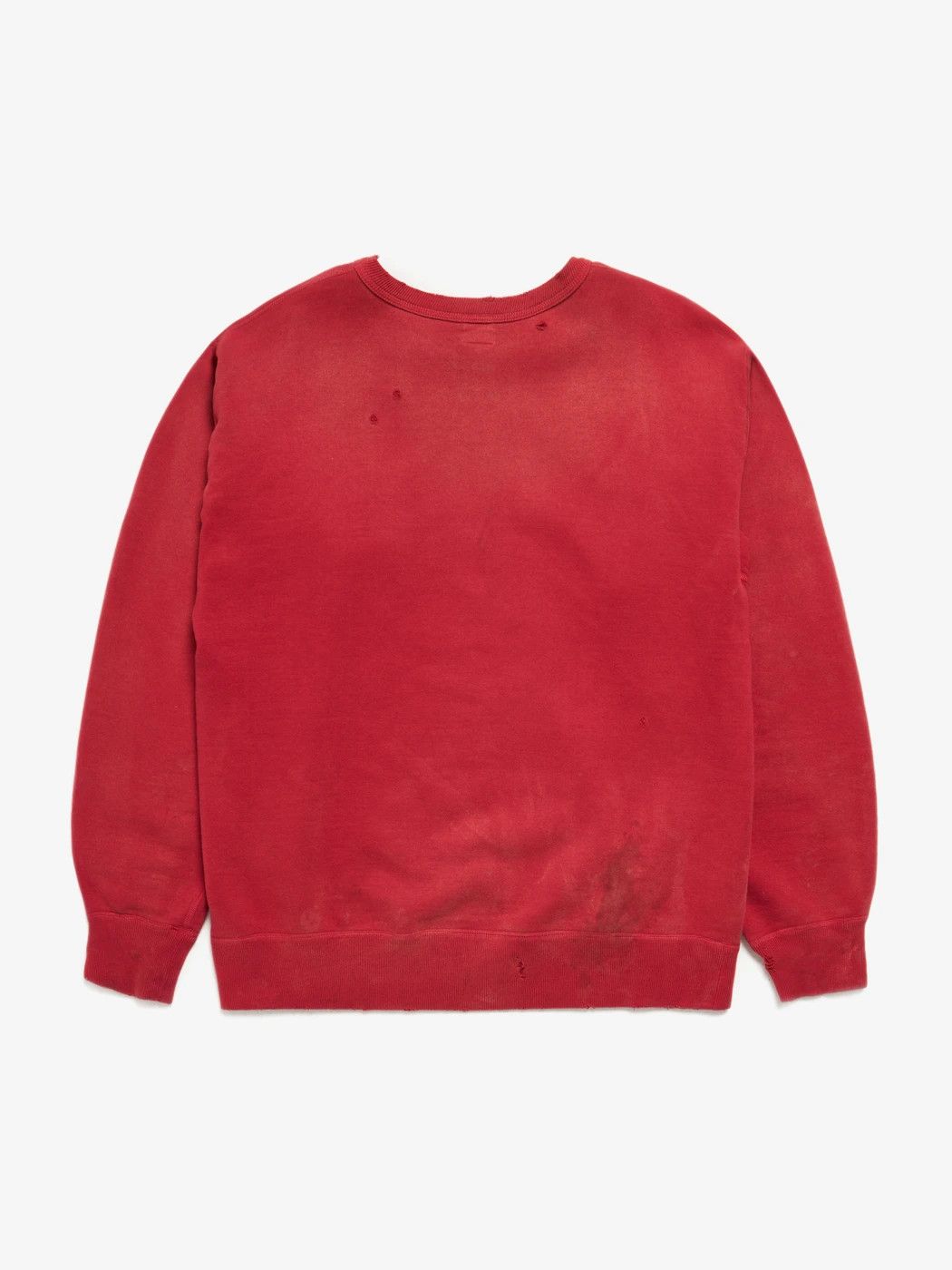 Saint Michael Red Saint Tears Print Ragged Insets Mud Effect Sweatshirt Size US L / EU 52-54 / 3 - 2 Thumbnail