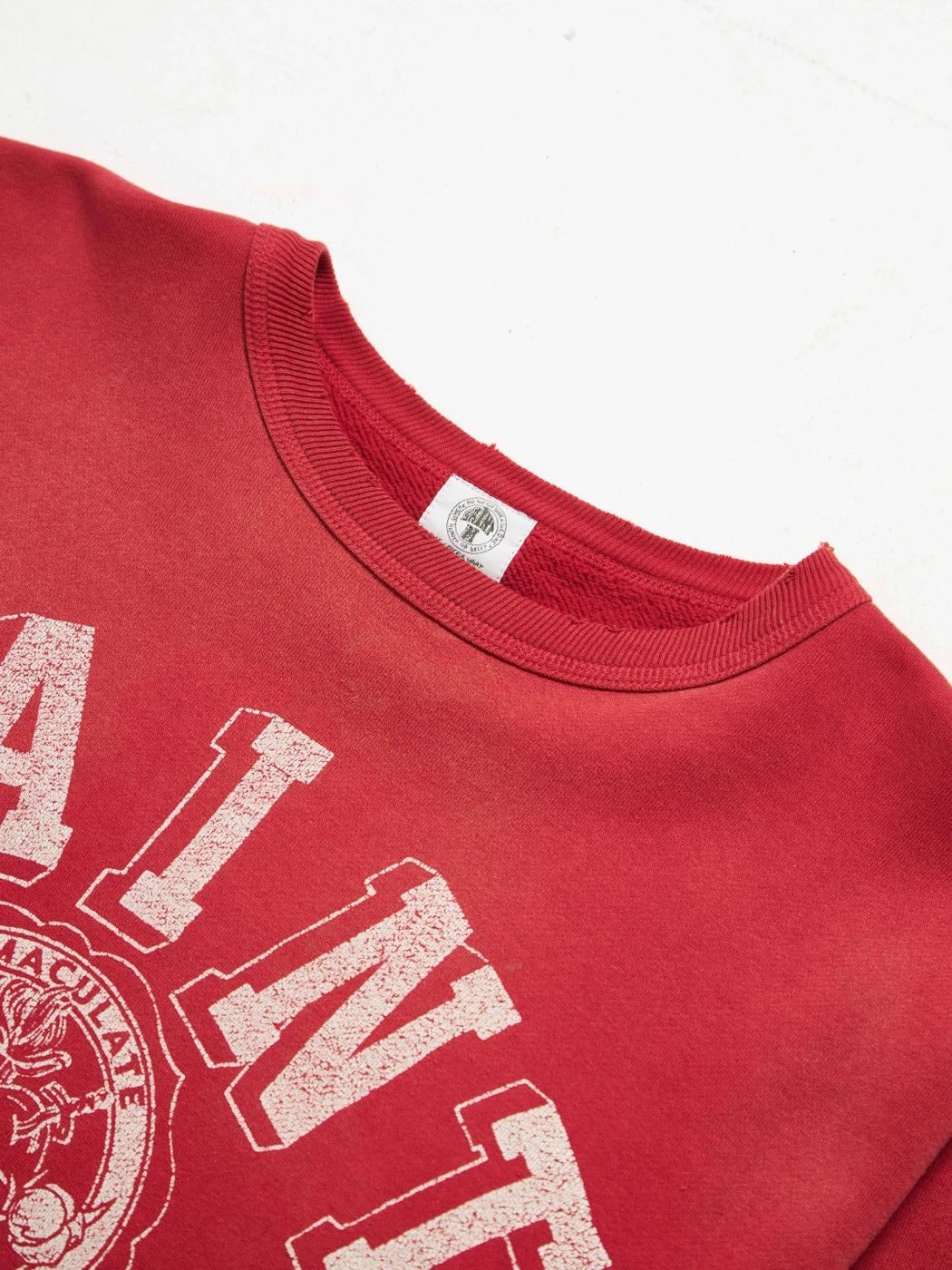 Saint Michael Red Saint Tears Print Ragged Insets Mud Effect Sweatshirt Size US L / EU 52-54 / 3 - 3 Thumbnail
