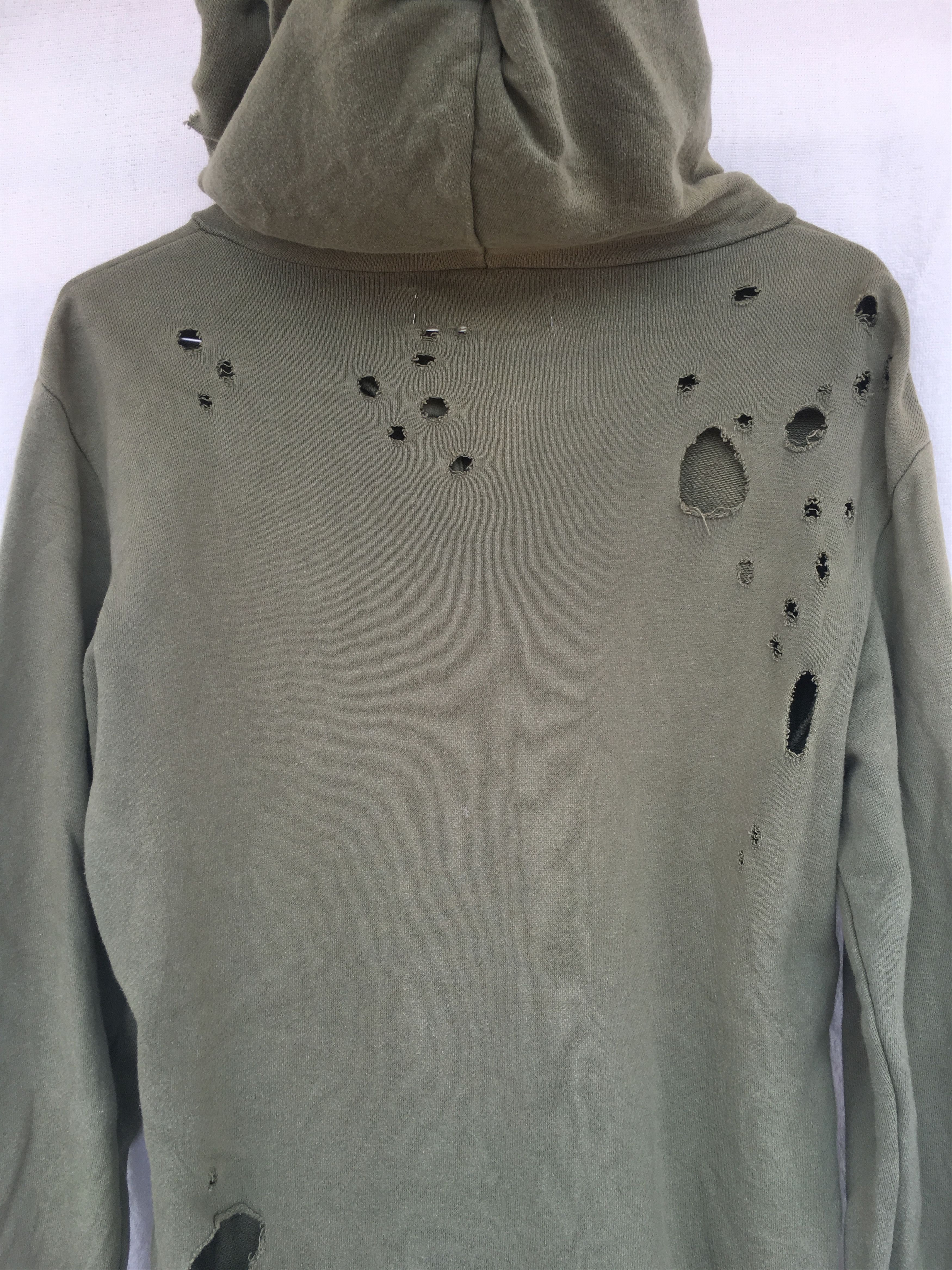 Japanese Brand Varosh Distress Hoodie Size US M / EU 48-50 / 2 - 10 Thumbnail