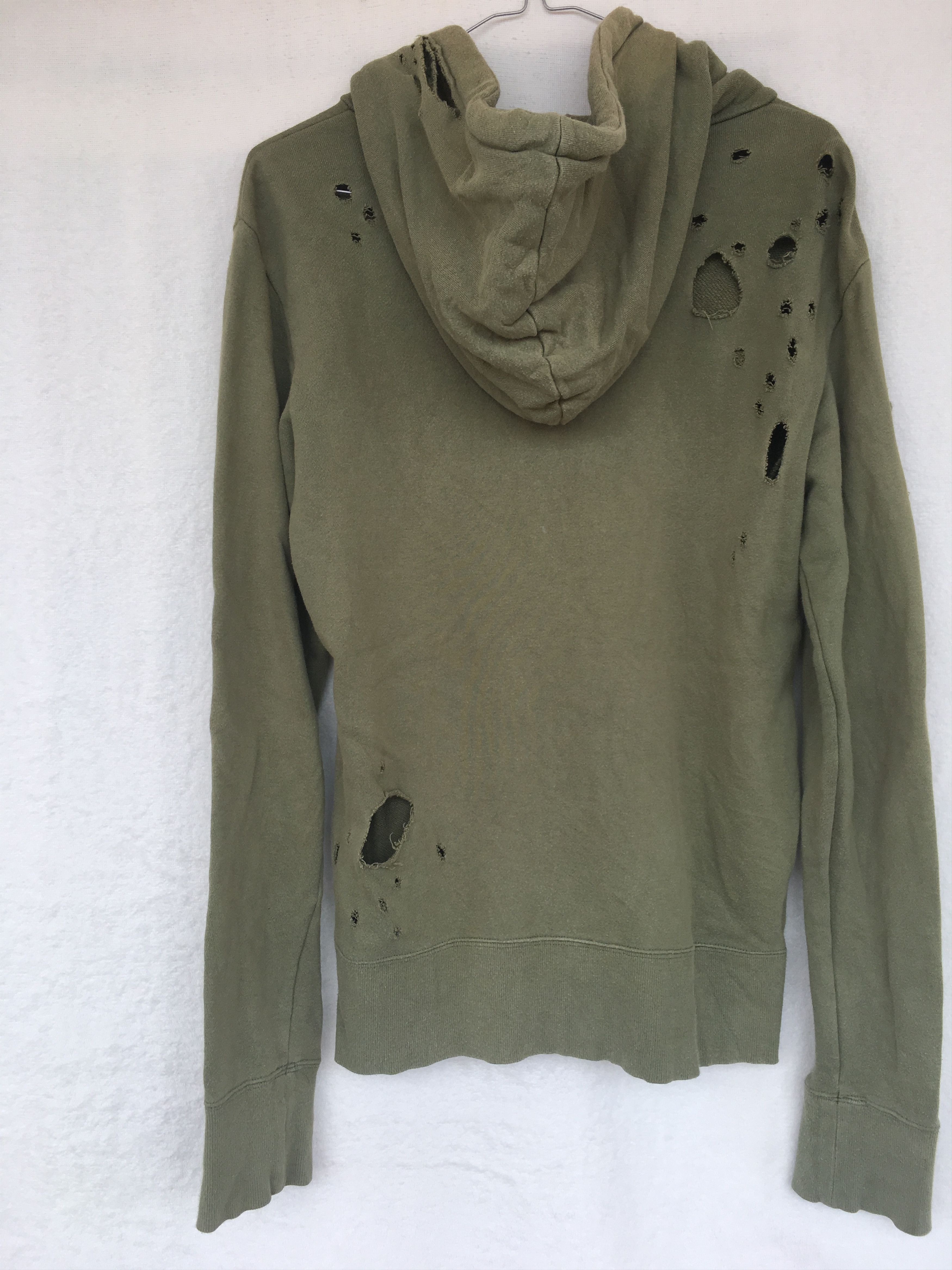 Japanese Brand Varosh Distress Hoodie Size US M / EU 48-50 / 2 - 9 Thumbnail
