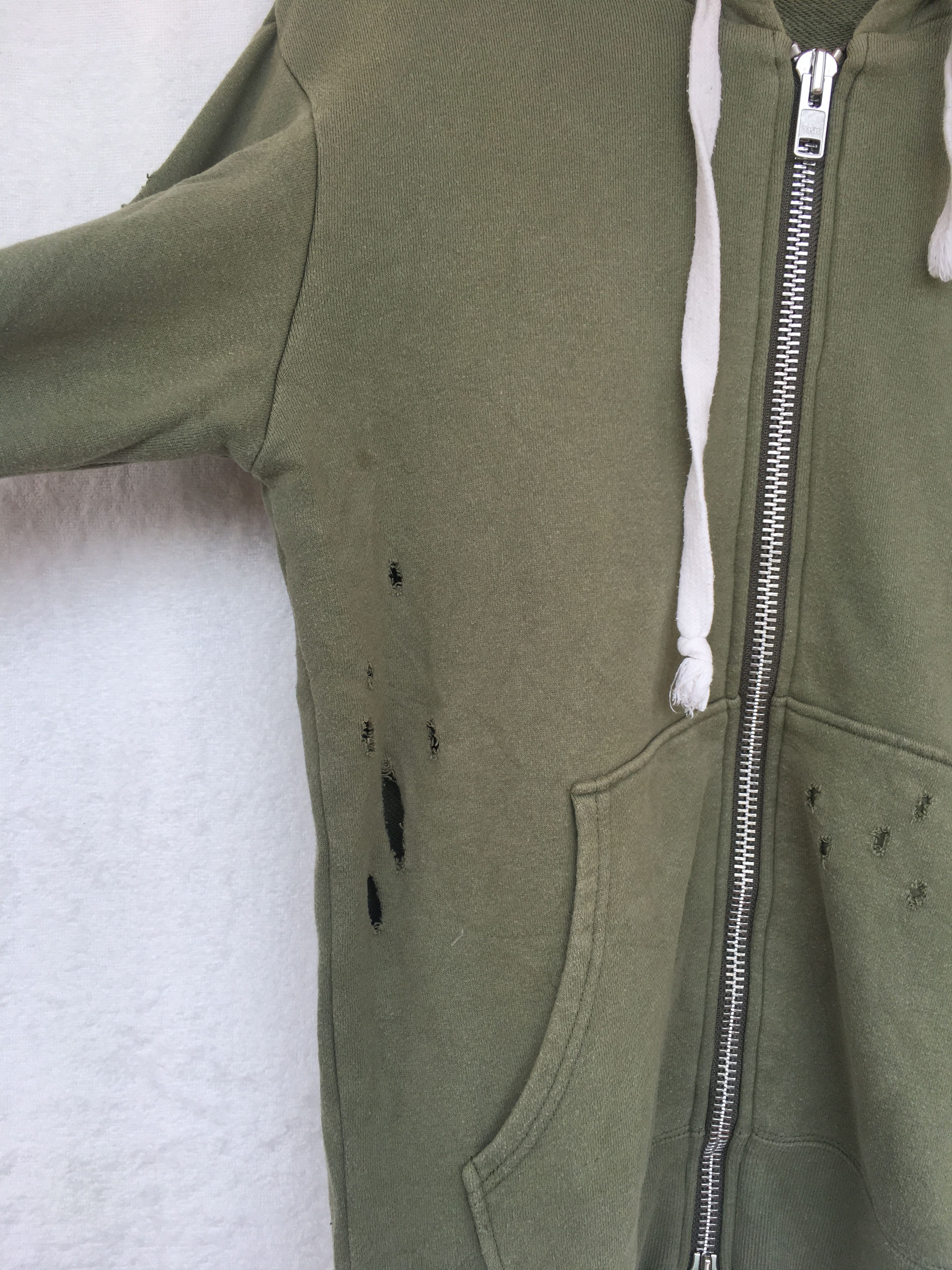 Japanese Brand Varosh Distress Hoodie Size US M / EU 48-50 / 2 - 2 Thumbnail
