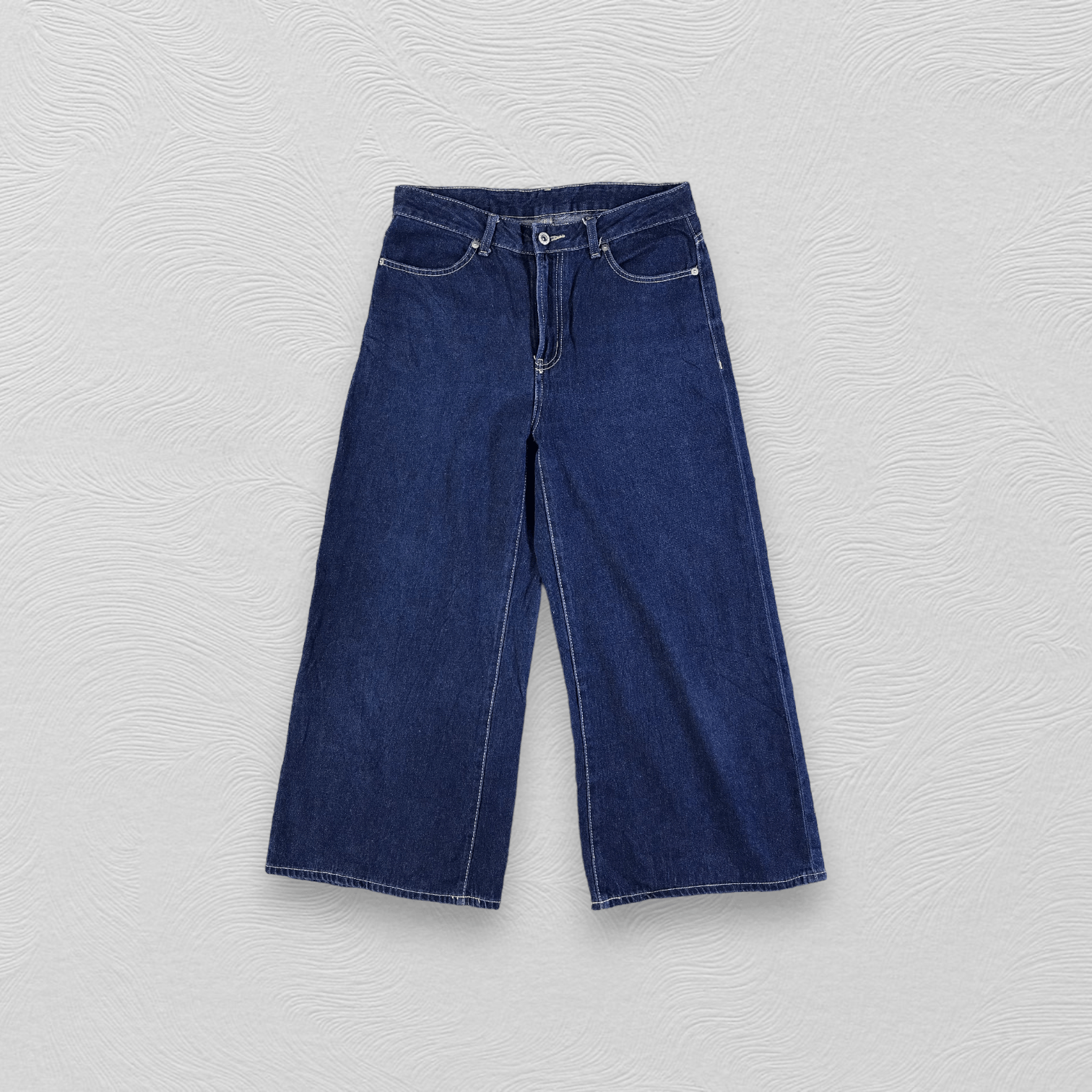 image of Vintage Gu Blue Baggy Jeans Kj2028, Men's (Size 31)