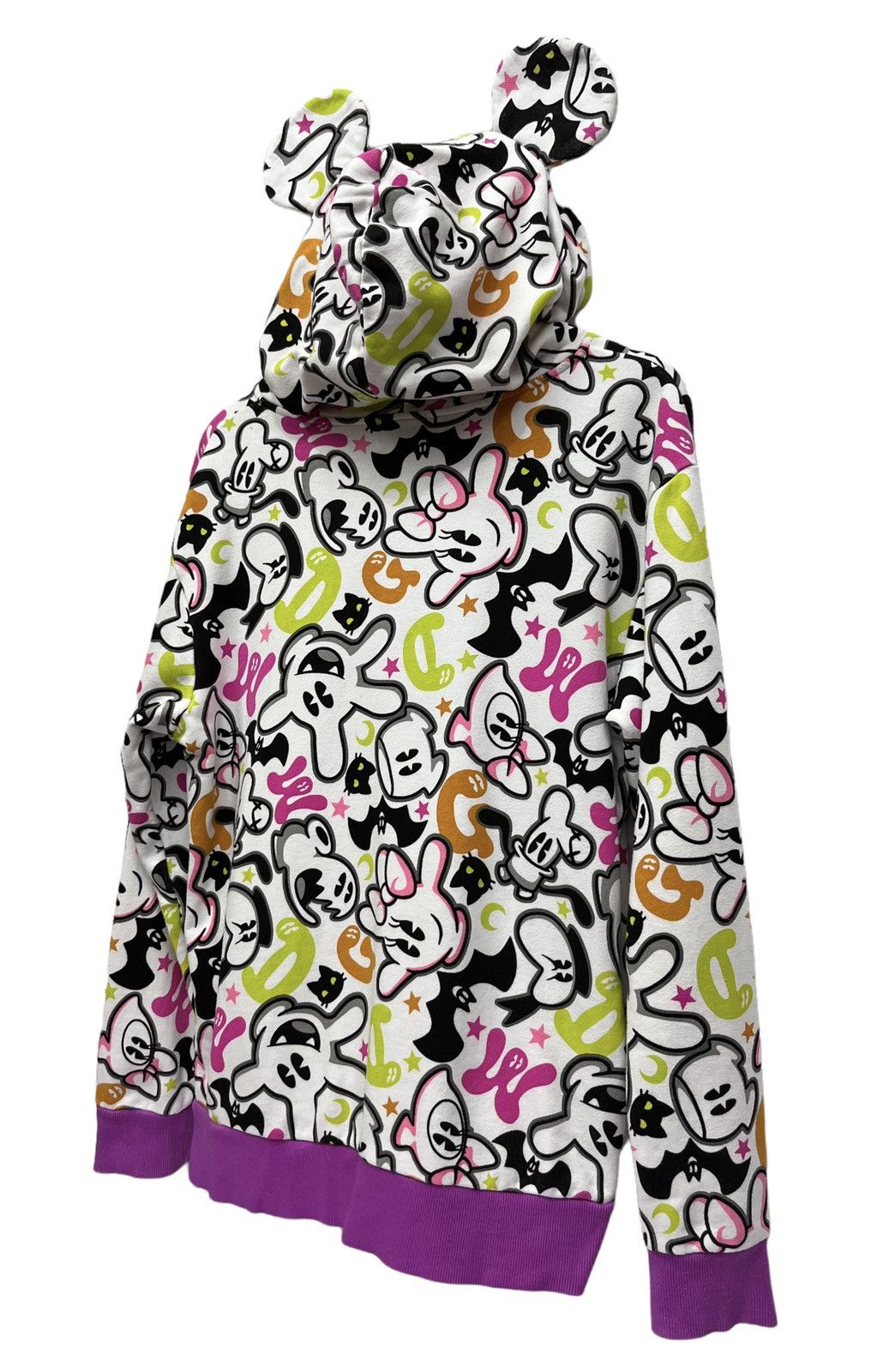 DC Comics DOPE🔥Vtg DISNEY All Over Print Ears Horny Hooded Cotton Size US M / EU 48-50 / 2 - 9 Thumbnail