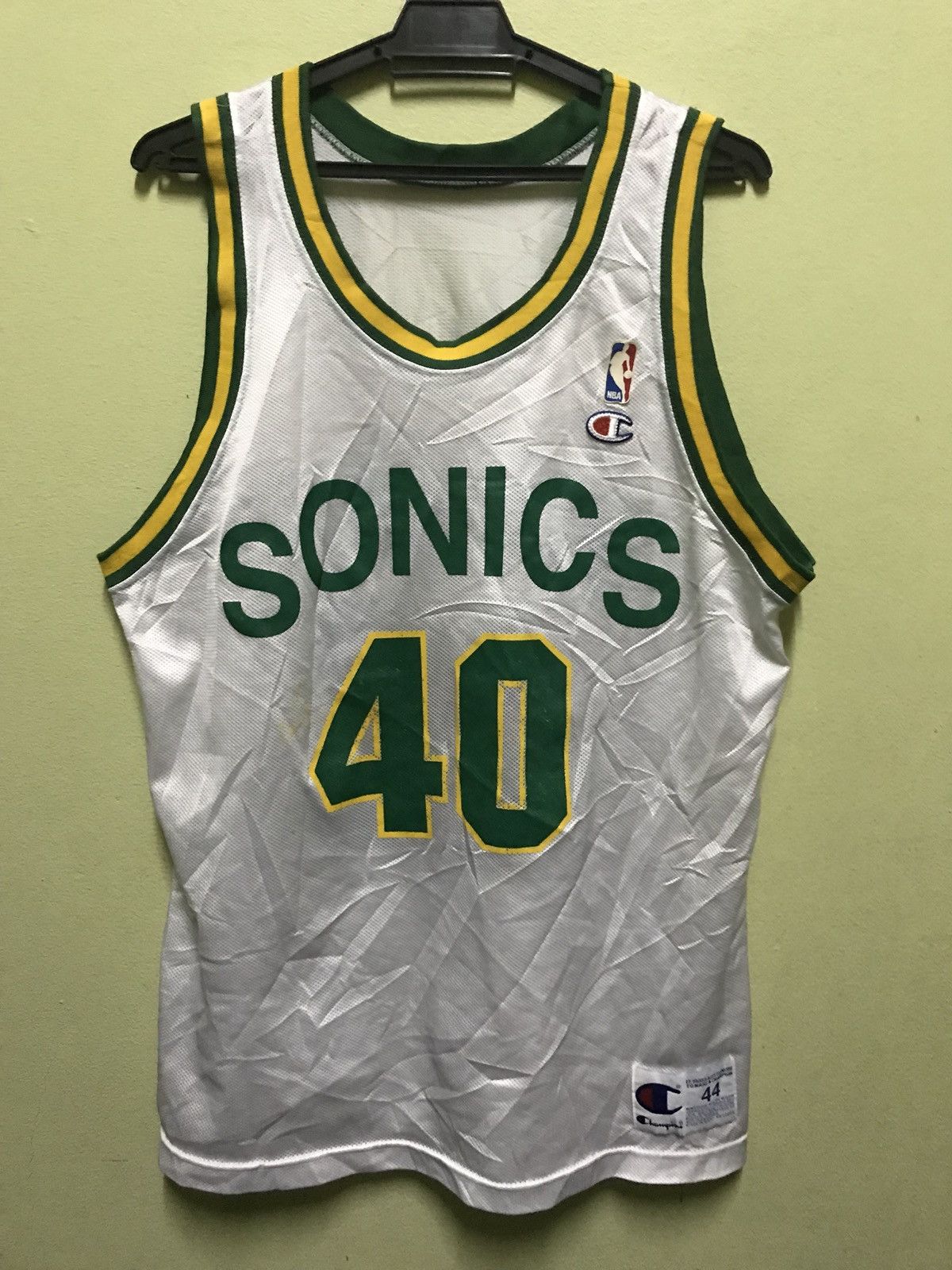 Champion Sonics Kemp Nba Jersey By Champion Usa Size US L / EU 52-54 / 3 - 1 Thumbnail