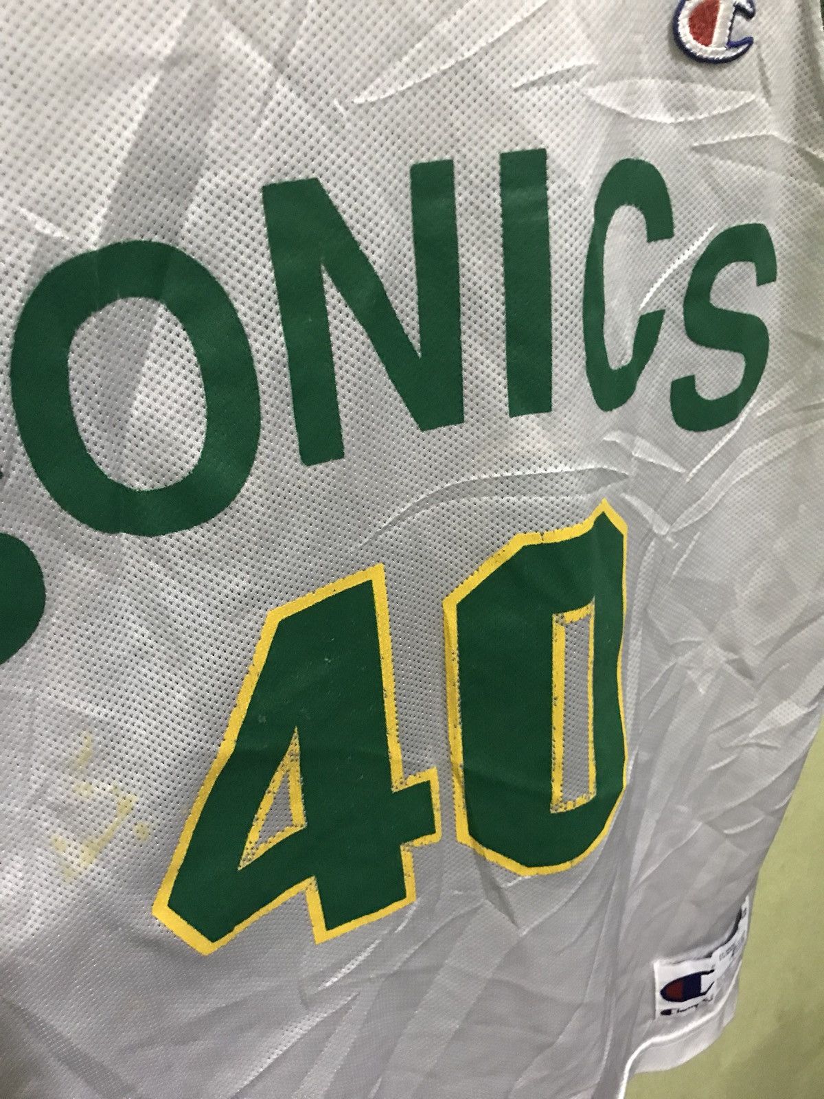 Champion Sonics Kemp Nba Jersey By Champion Usa Size US L / EU 52-54 / 3 - 3 Thumbnail