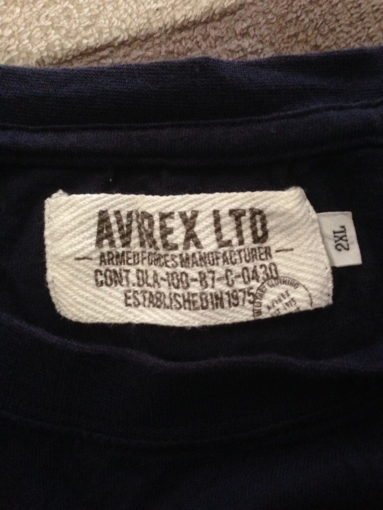 Avirex Vintage Air Force Us Army Avirex Tee military Size US XXL / EU 58 / 5 - 5 Thumbnail