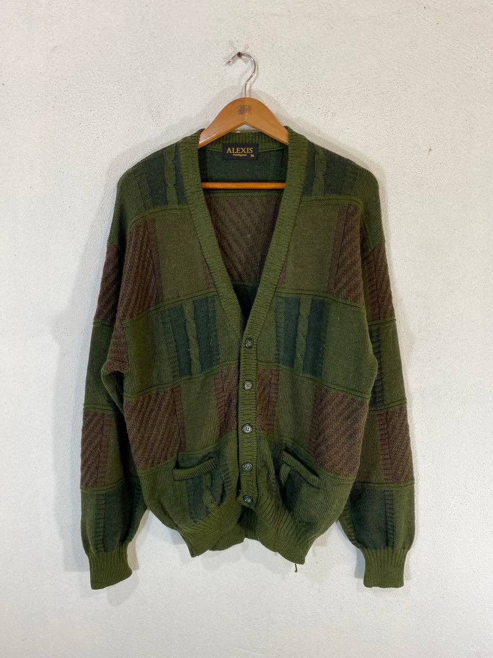 Aran Isles Knitwear Vintage Alexis Japanese Brands Knitted Cardigan Size US M / EU 48-50 / 2 - 1 Thumbnail