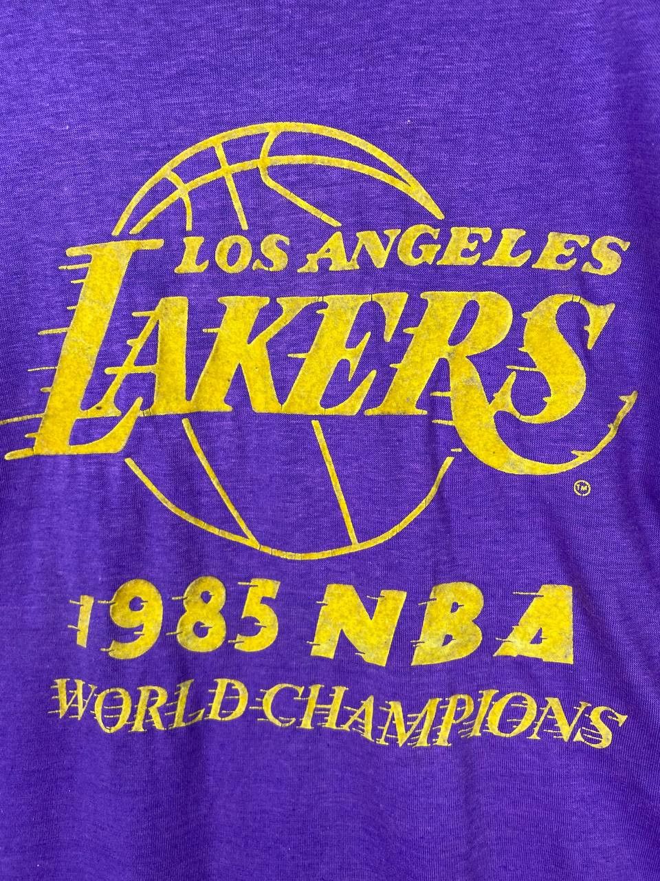 NBA Vintage Rare 80s Los Angeles Lakers World Champions faded Size US L / EU 52-54 / 3 - 2 Thumbnail
