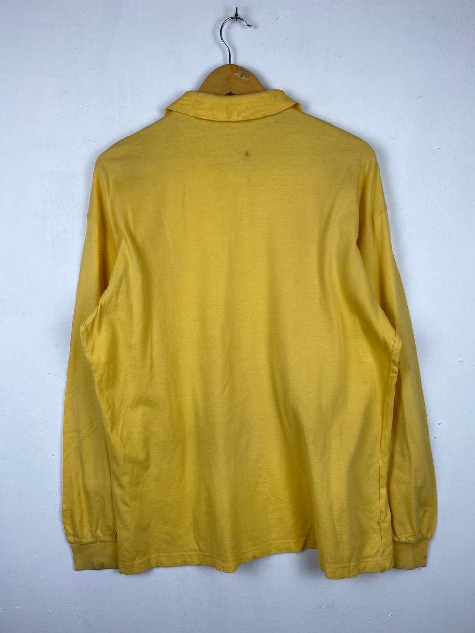 Vintage Vintage Rare Yves Saint Lauren Long Sleeves Polo Tshirt Size US XL / EU 56 / 4 - 9 Thumbnail