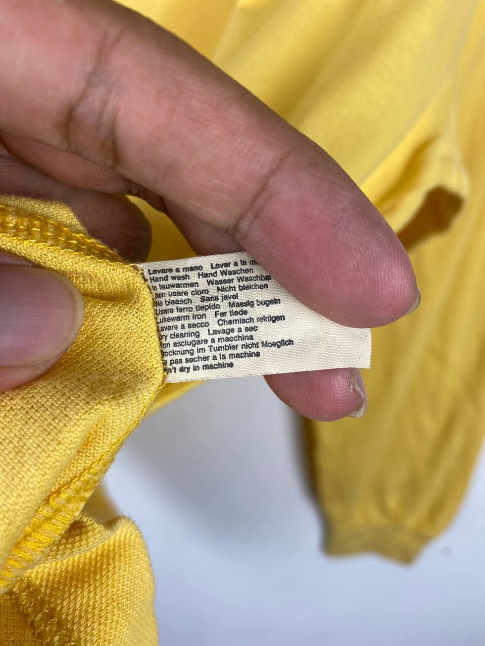 Vintage Vintage Rare Yves Saint Lauren Long Sleeves Polo Tshirt Size US XL / EU 56 / 4 - 8 Thumbnail