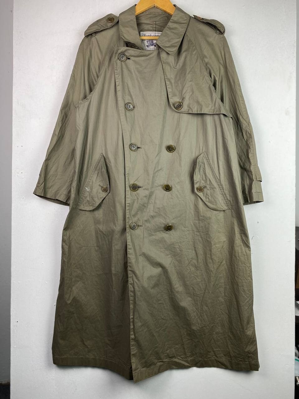 Burberry vintage burberrys trench coat nice design Size US M / EU 48-50 / 2 - 1 Thumbnail