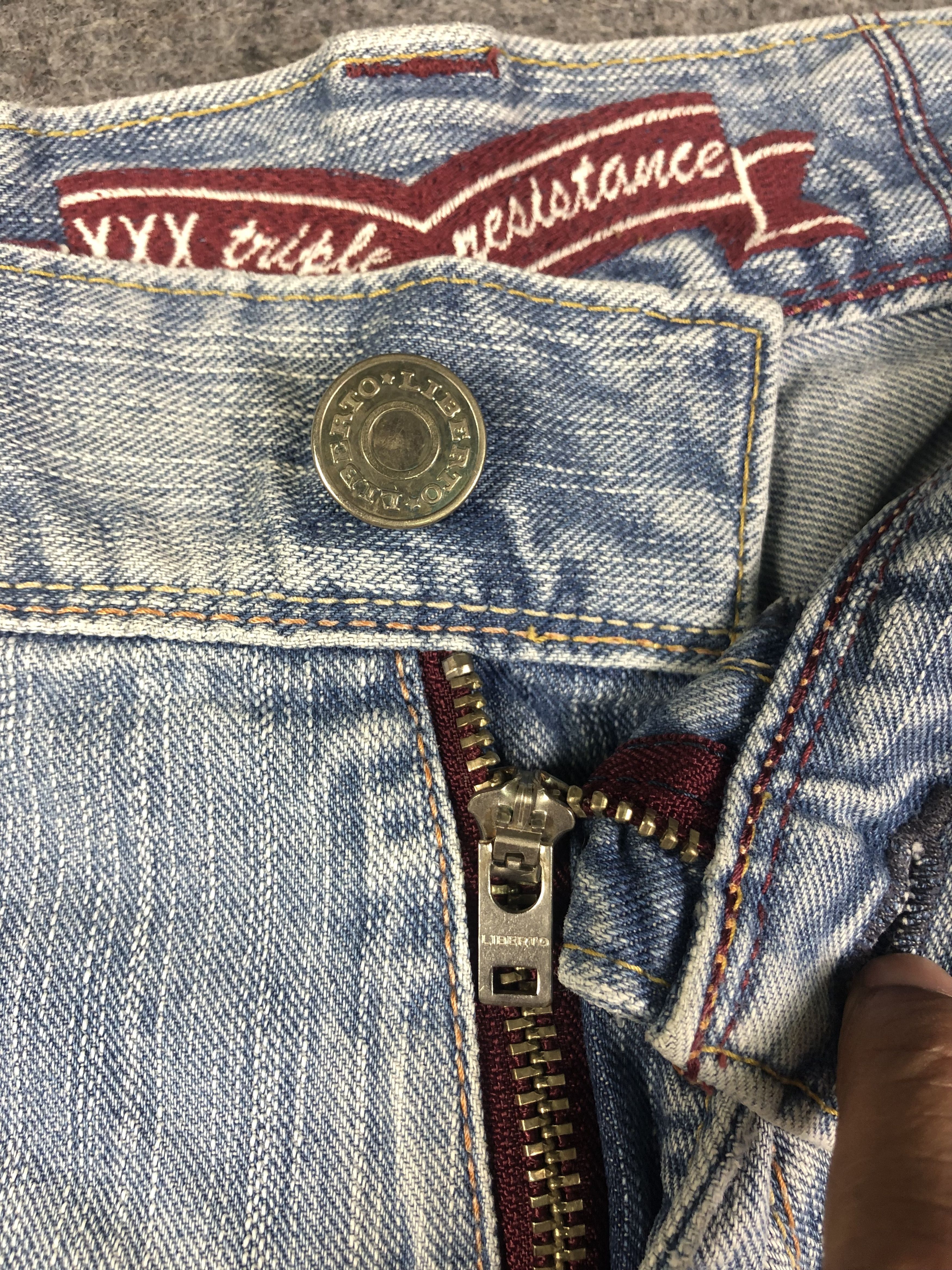 Japanese Brand Liberto Denim Jeans 34x32 Size US 34 / EU 50 - 3 Thumbnail