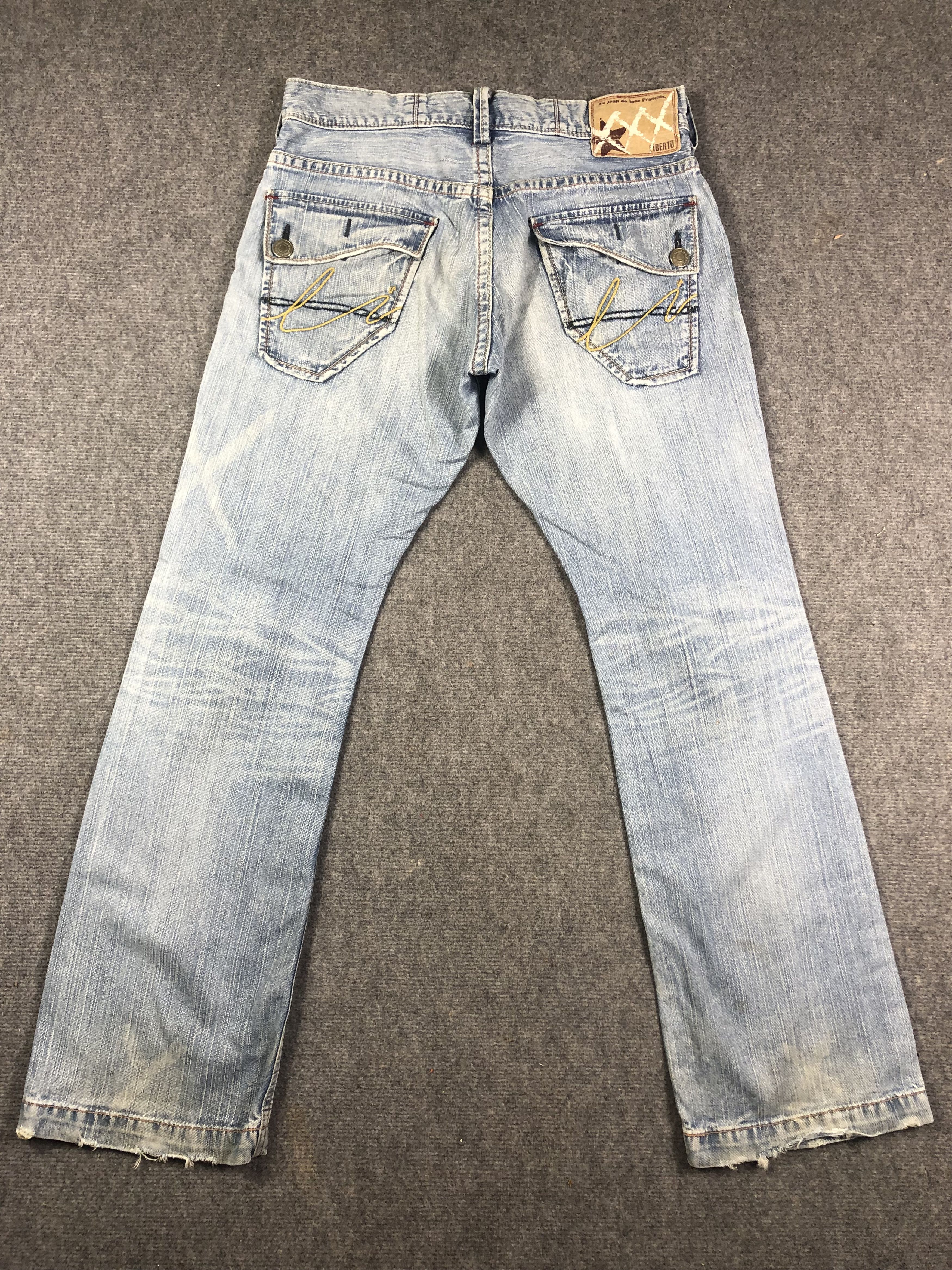 Japanese Brand Liberto Denim Jeans 34x32 Size US 34 / EU 50 - 15 Thumbnail