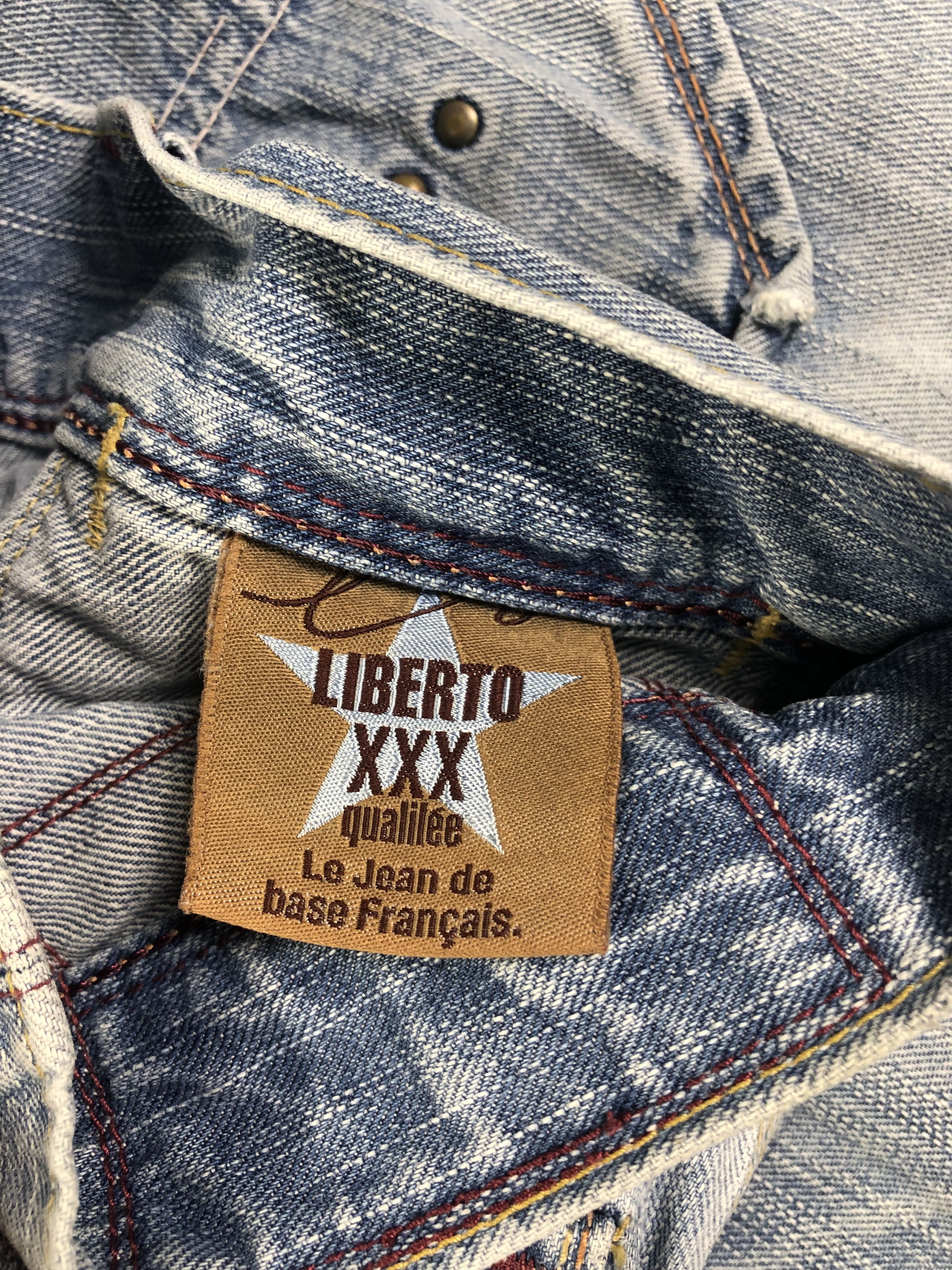 Japanese Brand Liberto Denim Jeans 34x32 Size US 34 / EU 50 - 5 Thumbnail
