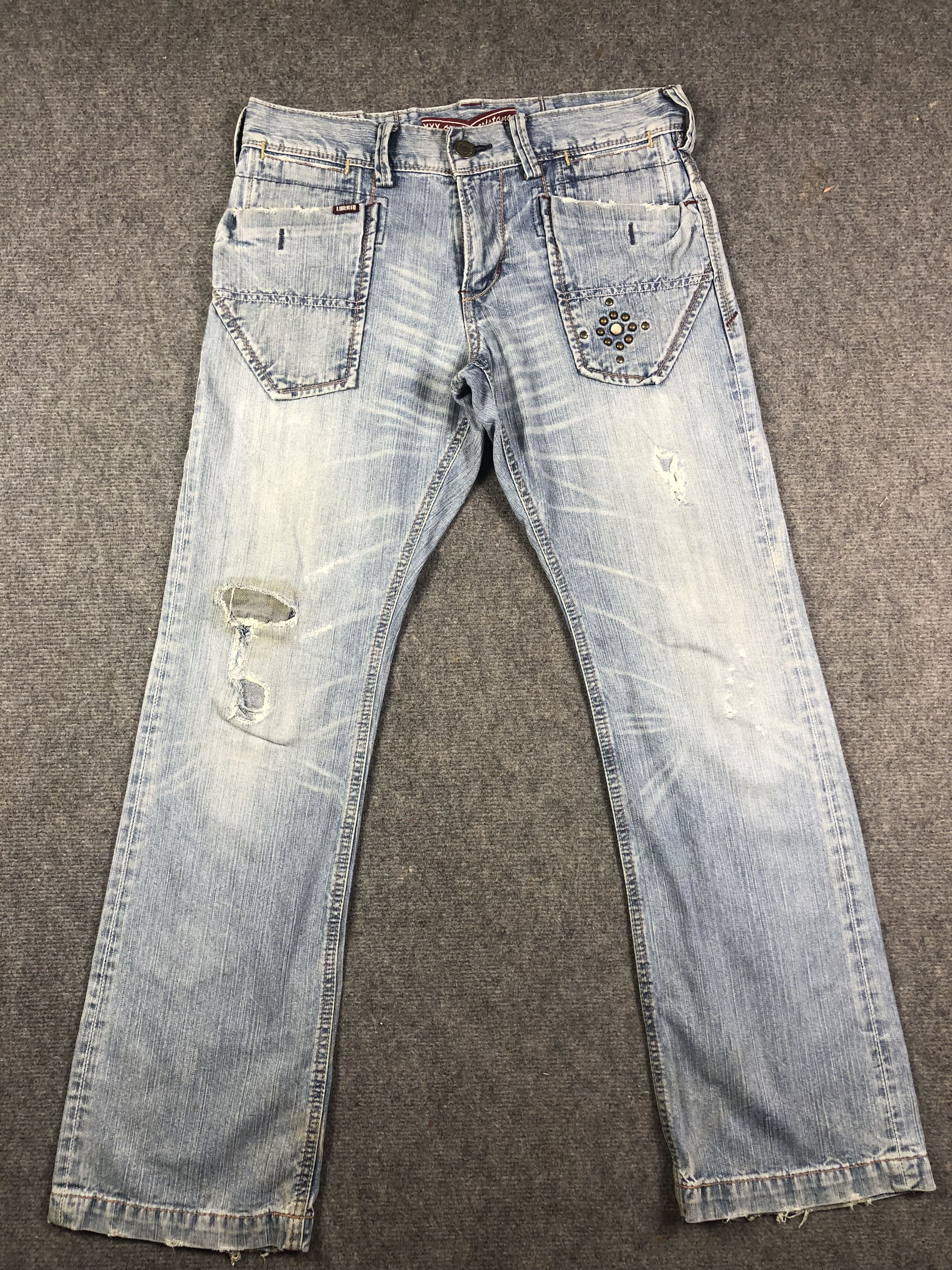 Japanese Brand Liberto Denim Jeans 34x32 Size US 34 / EU 50 - 1 Thumbnail