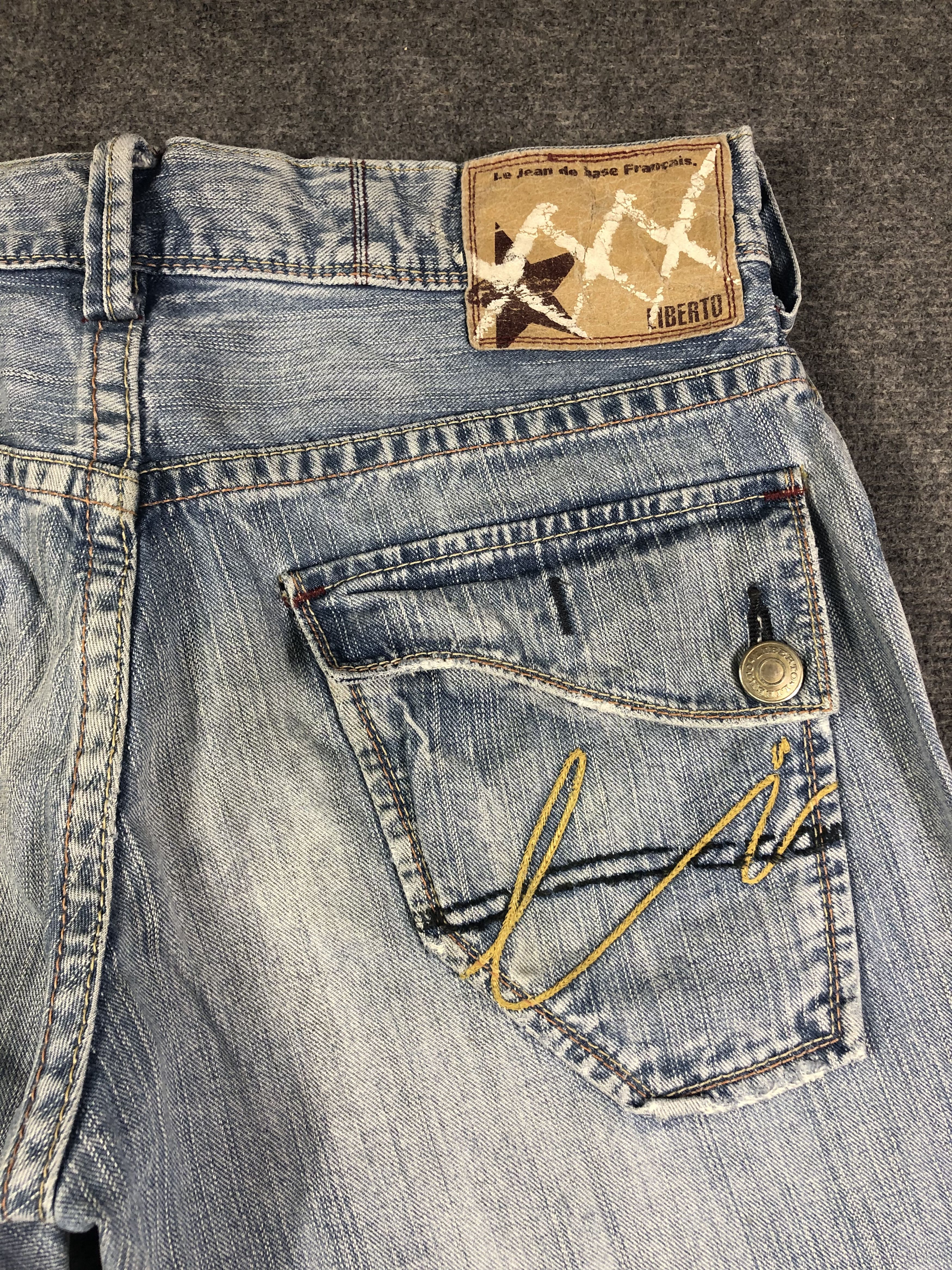 Japanese Brand Liberto Denim Jeans 34x32 Size US 34 / EU 50 - 13 Thumbnail