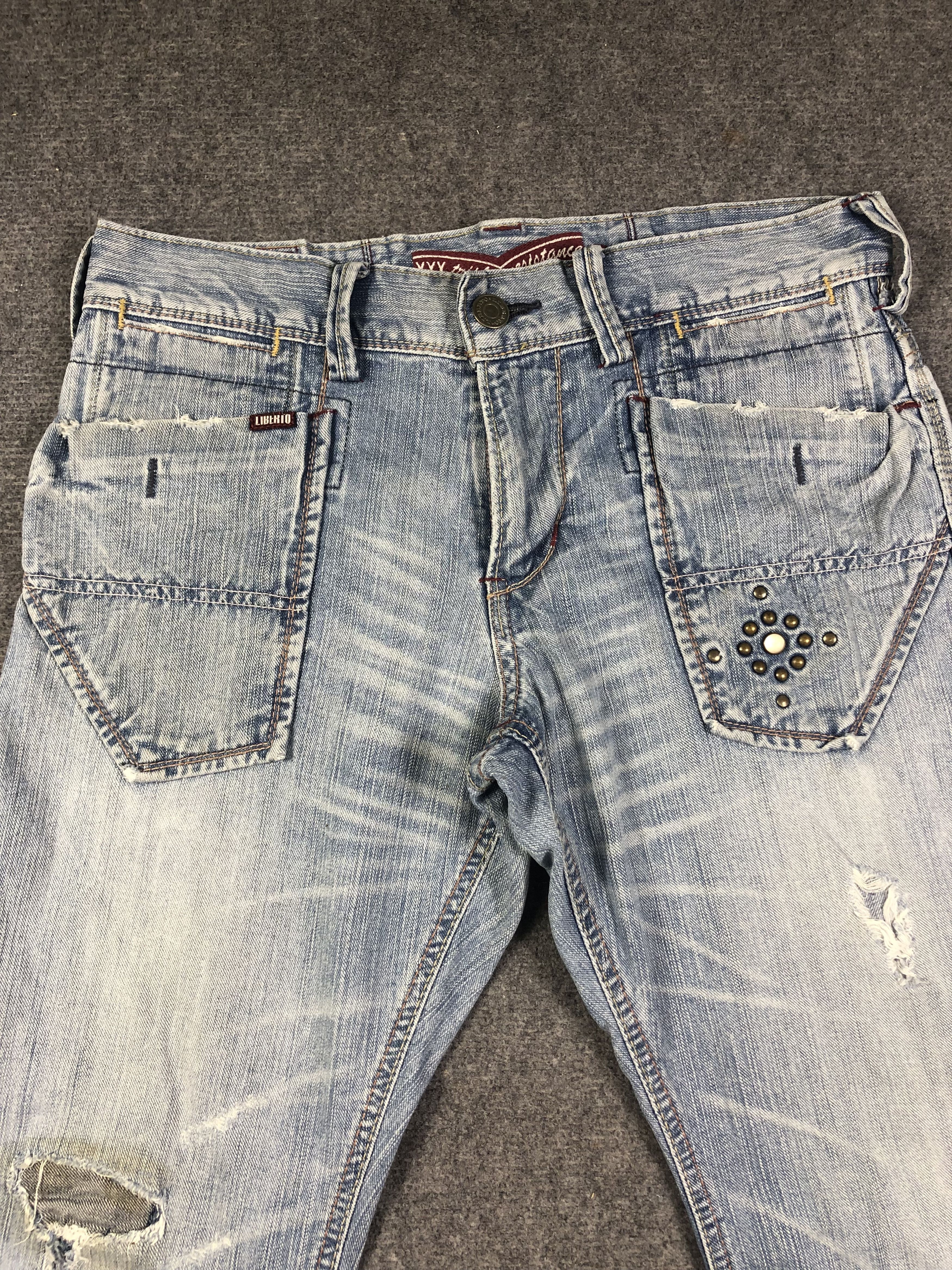 Japanese Brand Liberto Denim Jeans 34x32 Size US 34 / EU 50 - 2 Thumbnail