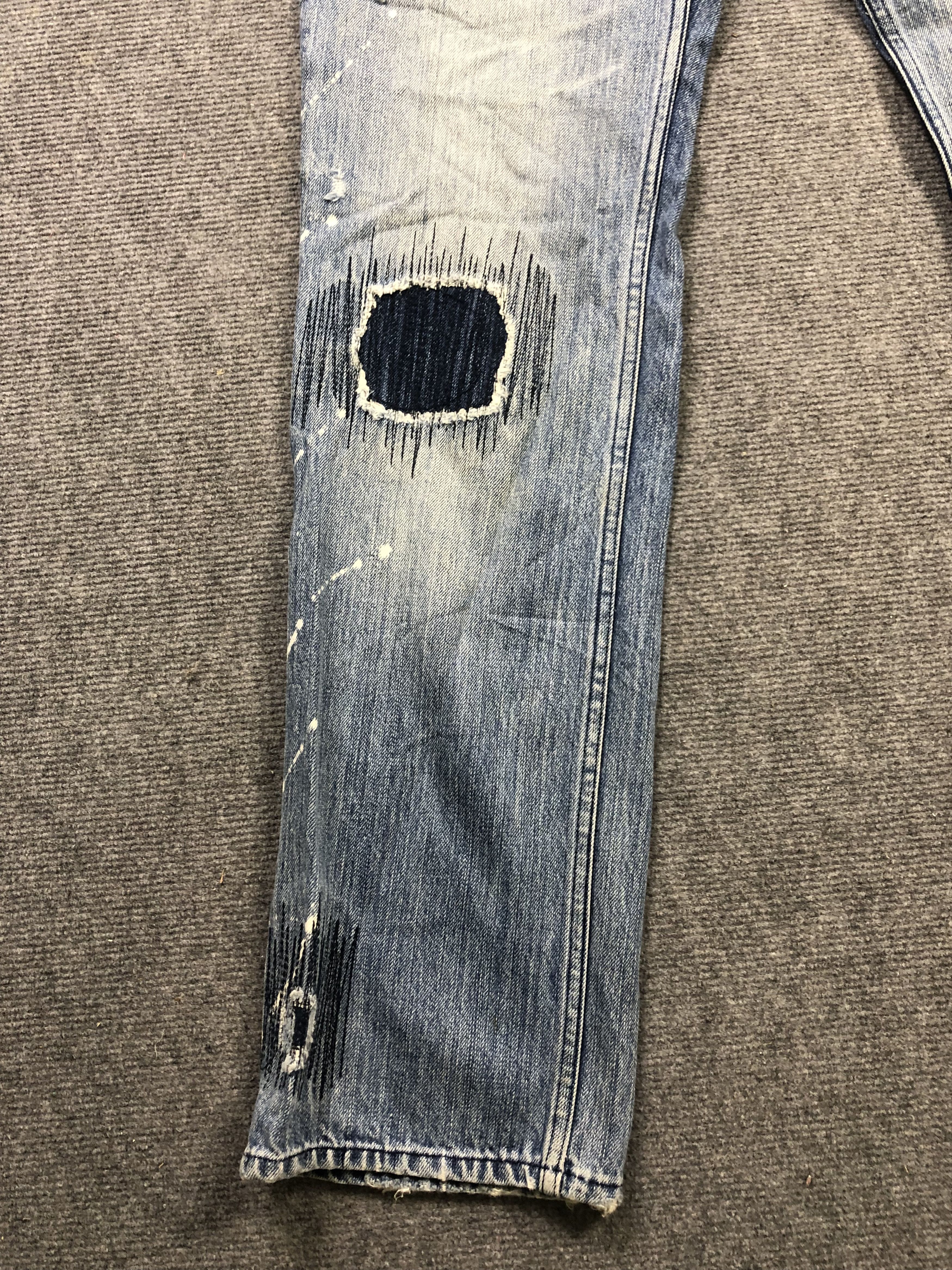Other Zerosail Distressed Paint Denim 32x32 Size US 32 / EU 48 - 4 Thumbnail