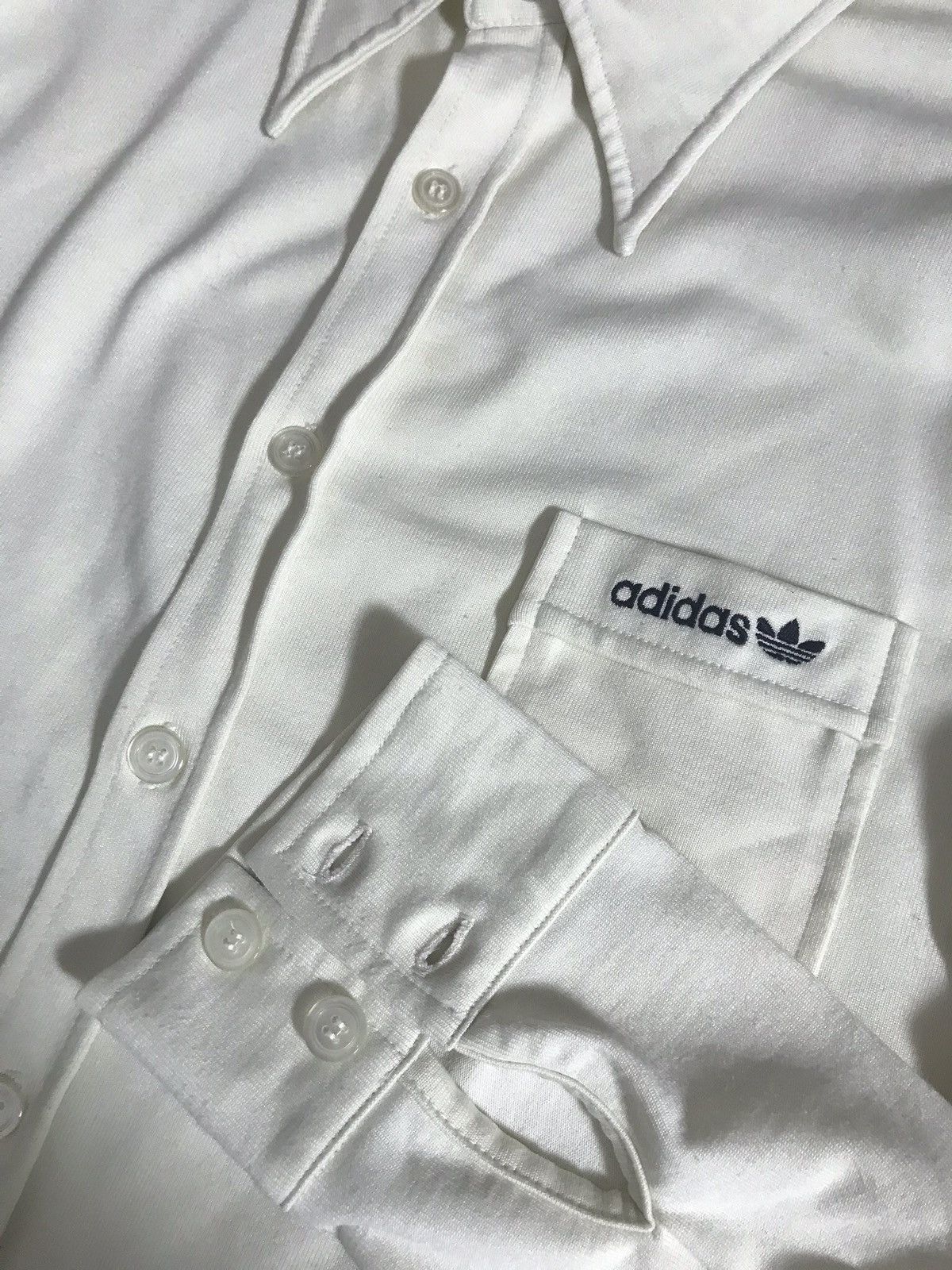 Vintage vintage Adidas heavy shirt Size US L / EU 52-54 / 3 - 3 Thumbnail