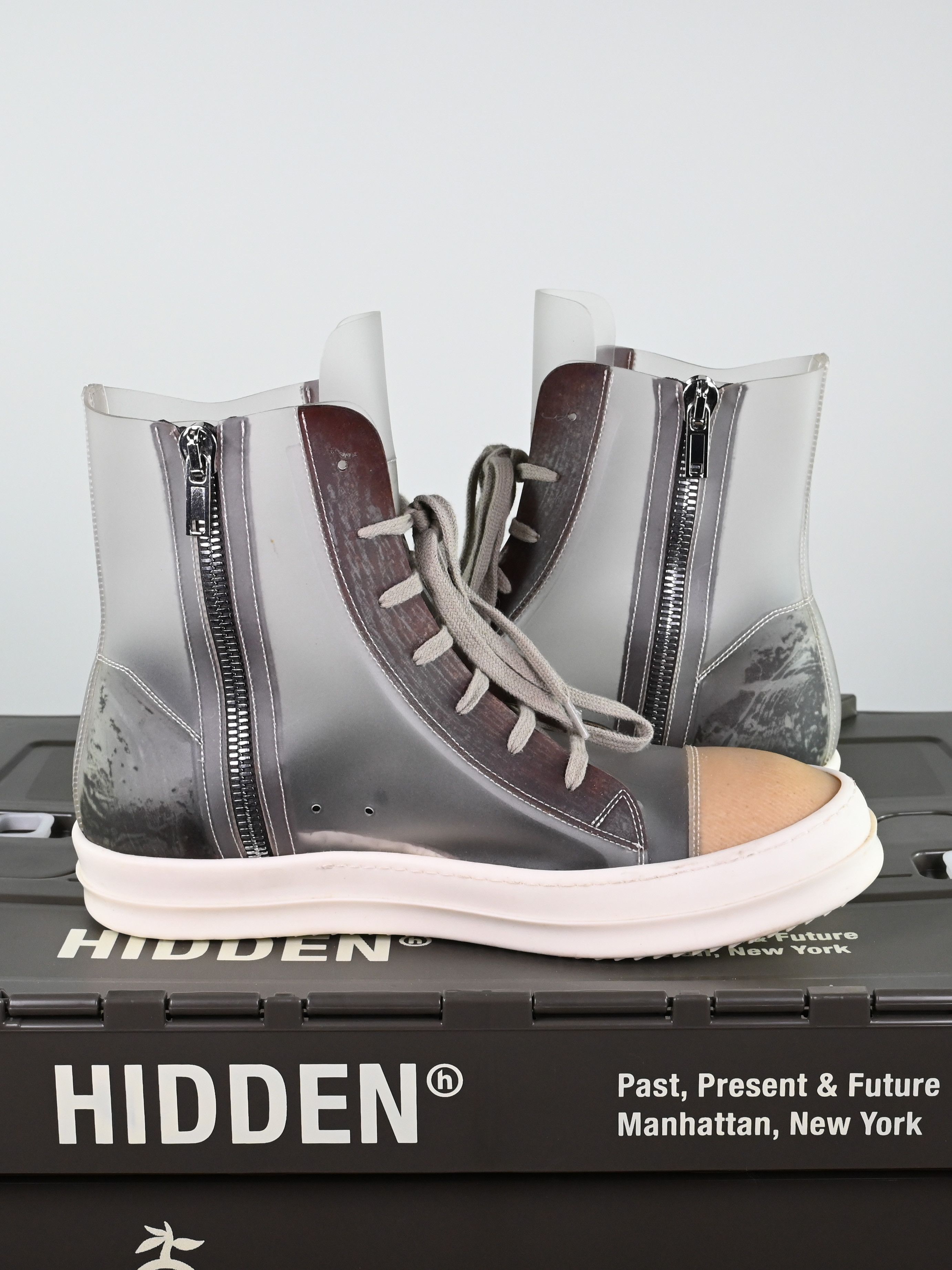 Rick Owens Rick Owens Recycled PVC Plastic Ramones - Size 45 Size US 11 / EU 44 - 5 Thumbnail