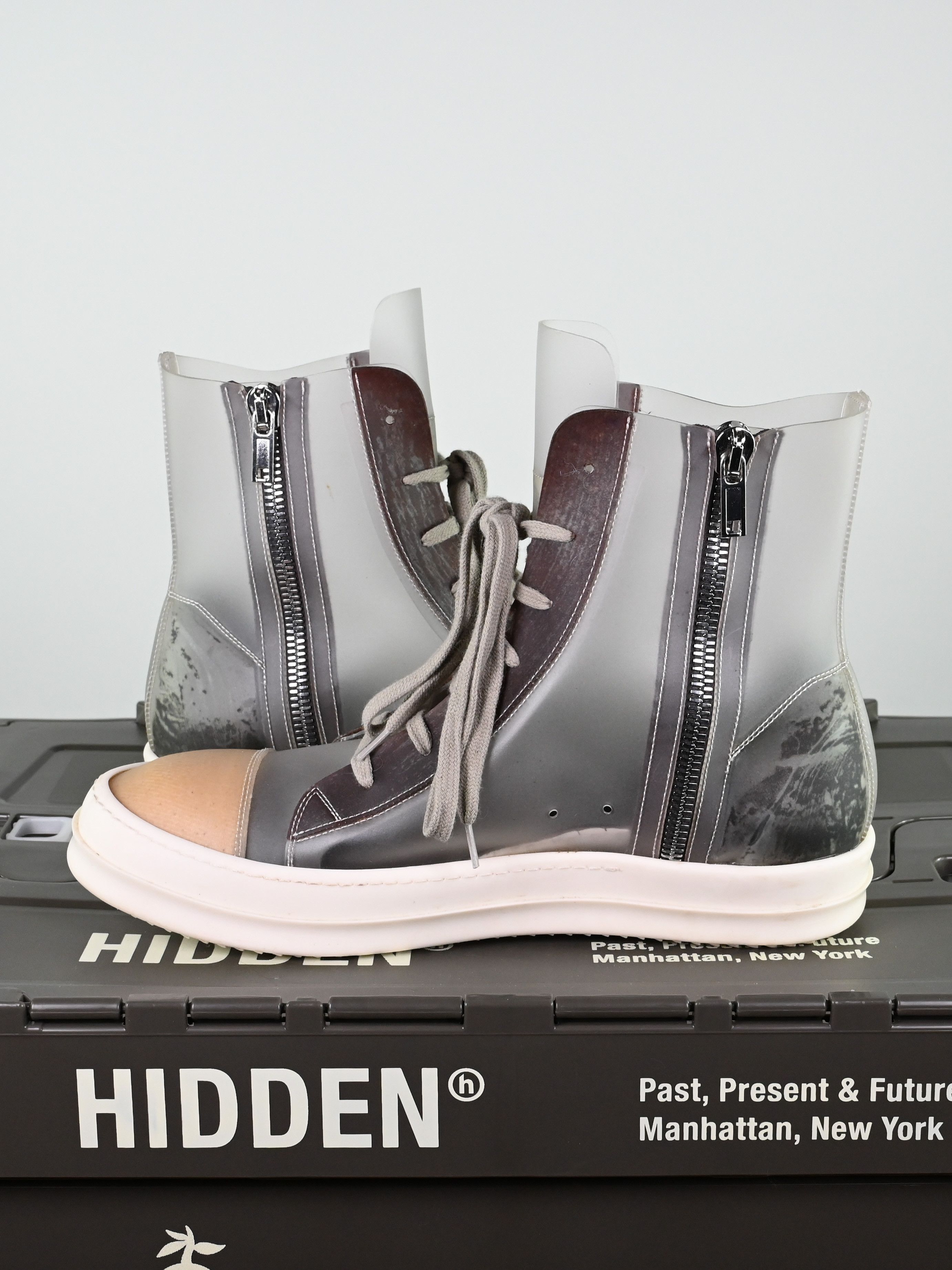 Rick Owens Rick Owens Recycled PVC Plastic Ramones - Size 45 Size US 11 / EU 44 - 6 Thumbnail