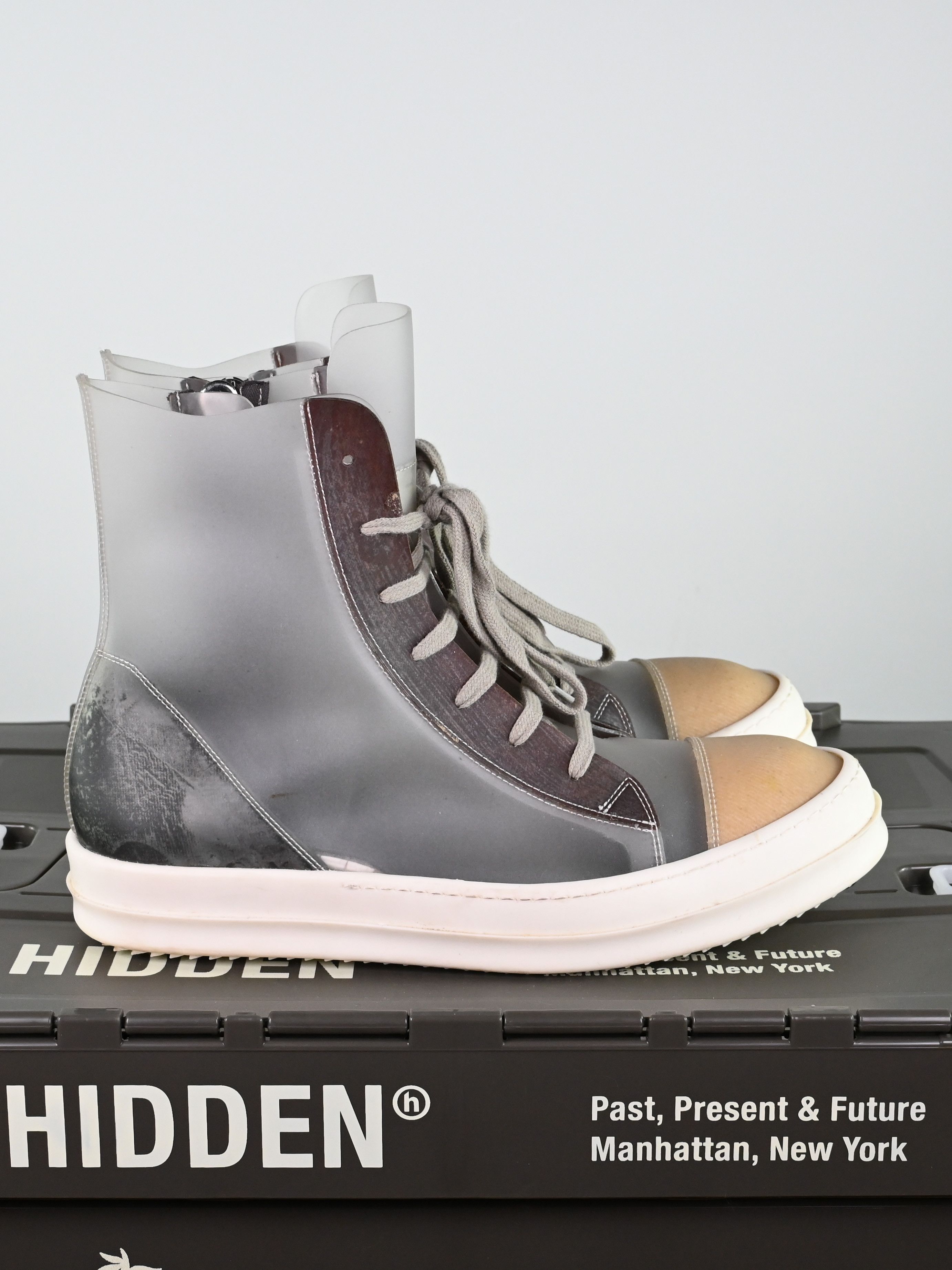 Rick Owens Rick Owens Recycled PVC Plastic Ramones - Size 45 Size US 11 / EU 44 - 3 Thumbnail