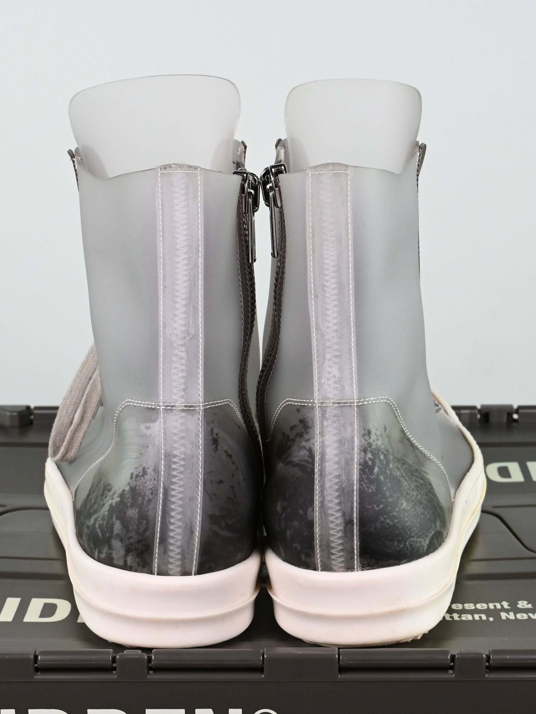 Rick Owens Rick Owens Recycled PVC Plastic Ramones - Size 45 Size US 11 / EU 44 - 7 Thumbnail