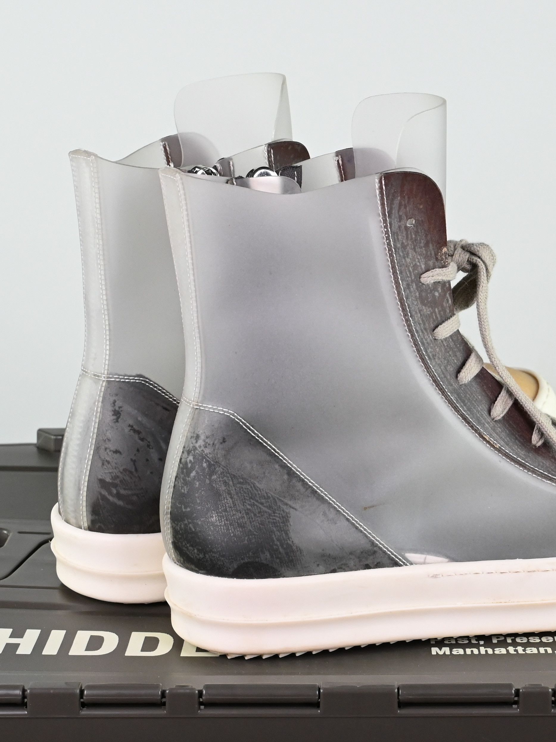 Rick Owens Rick Owens Recycled PVC Plastic Ramones - Size 45 Size US 11 / EU 44 - 10 Thumbnail