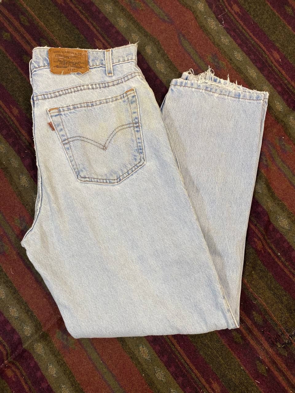 Levi's vintage levis 540 orange tab denim made in usa distressed Size US 34 / EU 50 - 3 Thumbnail