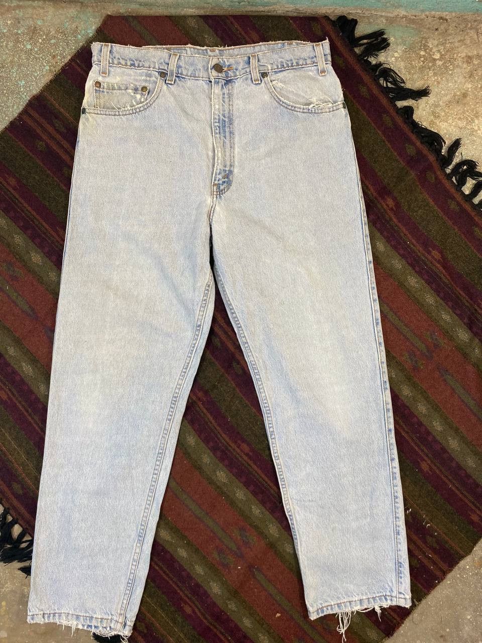 Levi's vintage levis 540 orange tab denim made in usa distressed Size US 34 / EU 50 - 2 Thumbnail