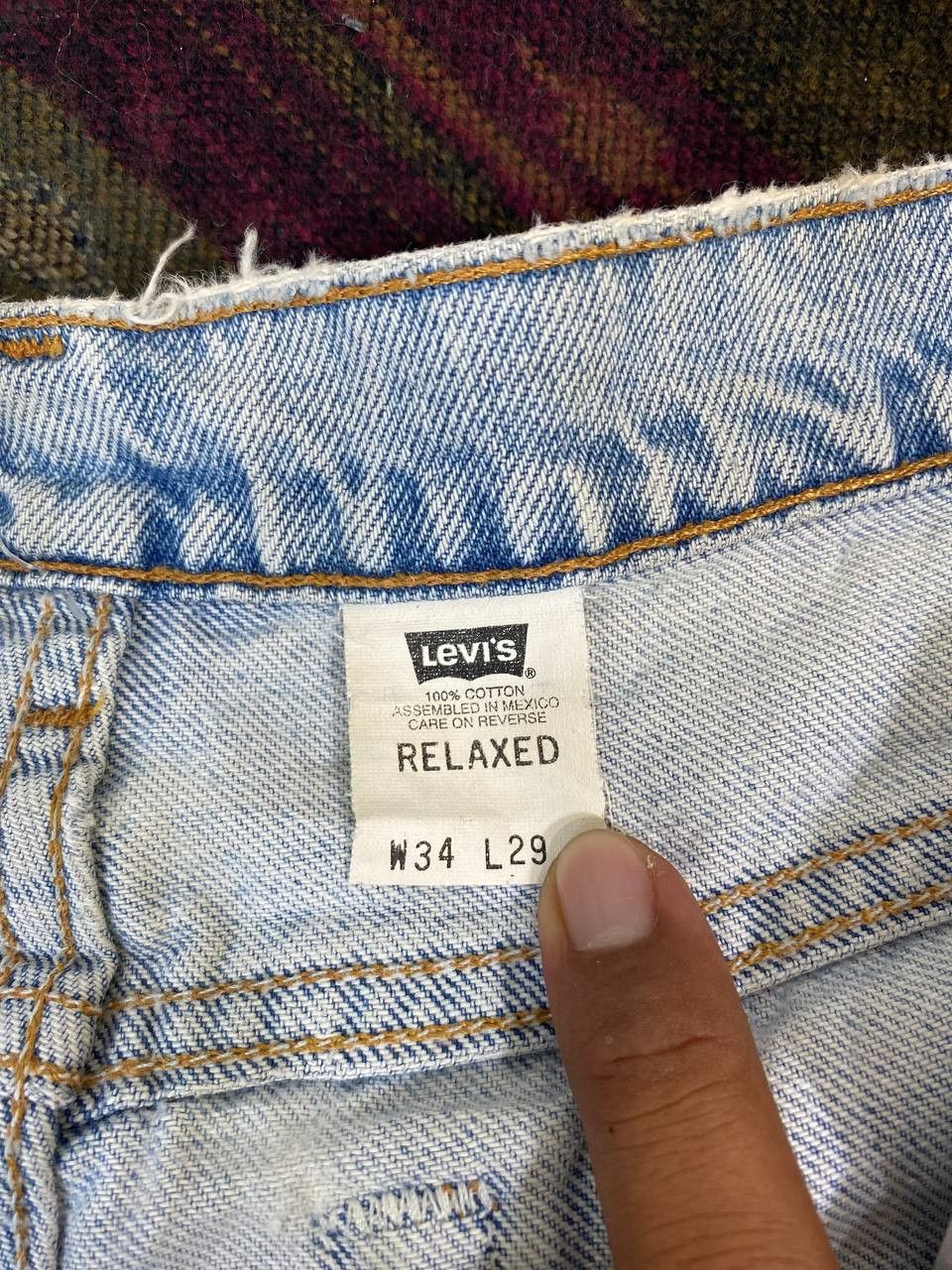Levi's vintage levis 540 orange tab denim made in usa distressed Size US 34 / EU 50 - 11 Thumbnail