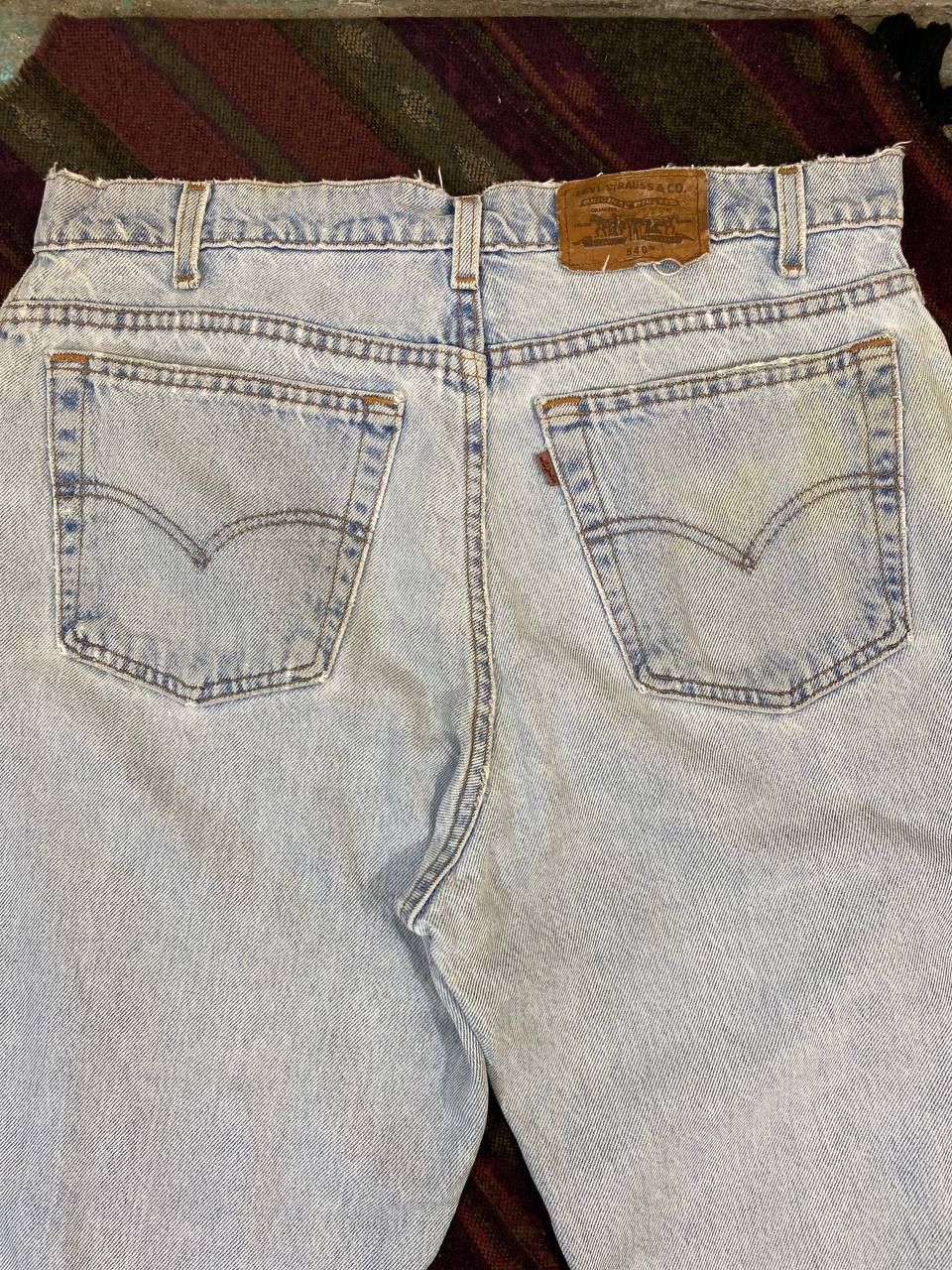 Levi's vintage levis 540 orange tab denim made in usa distressed Size US 34 / EU 50 - 4 Thumbnail