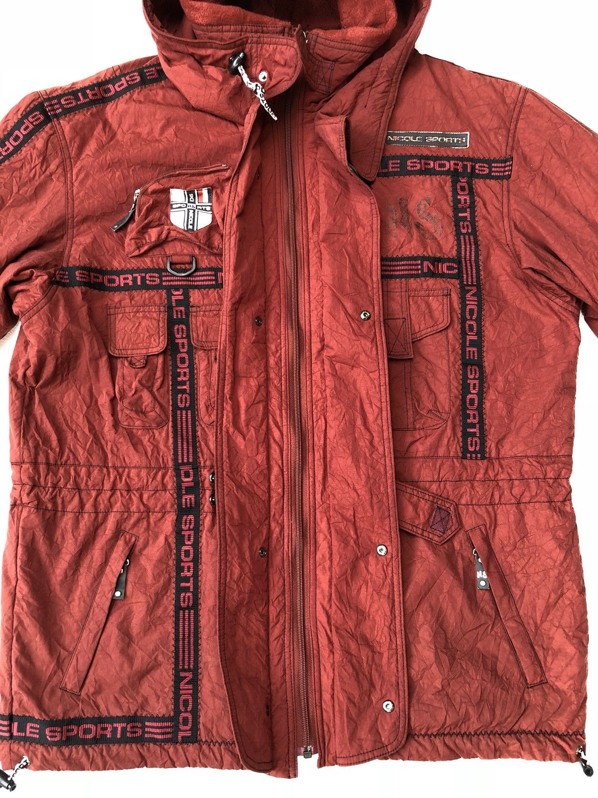 Japanese Brand Nicole Sports Multi/Tactical Hooded Winter Jacket Size US L / EU 52-54 / 3 - 7 Thumbnail