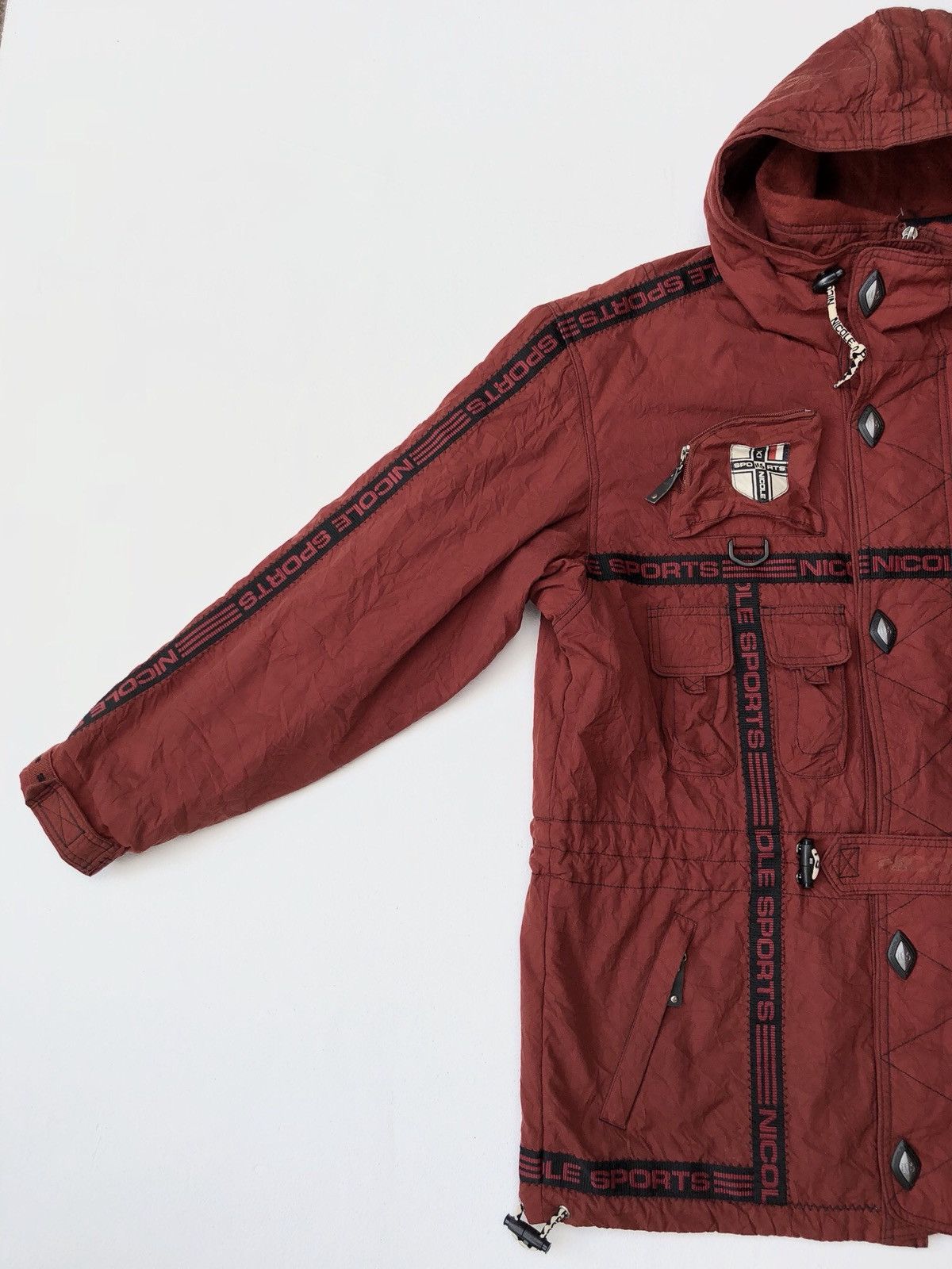 Japanese Brand Nicole Sports Multi/Tactical Hooded Winter Jacket Size US L / EU 52-54 / 3 - 3 Thumbnail