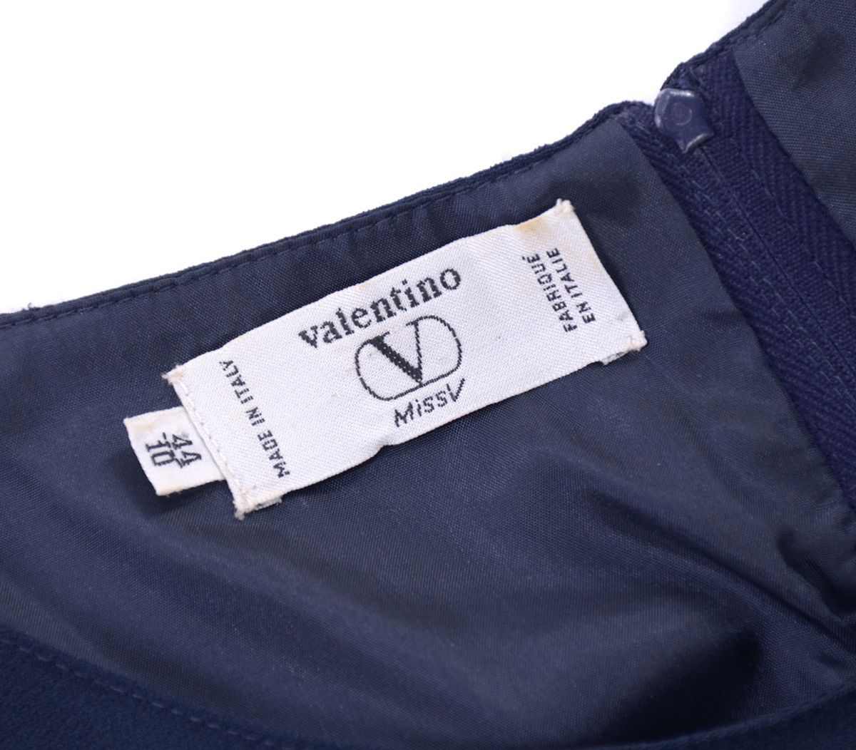 Valentino × Vintage Vintage Valentino Navy Sleeveless Dress Size M / US 6-8 / IT 42-44 - 3 Thumbnail