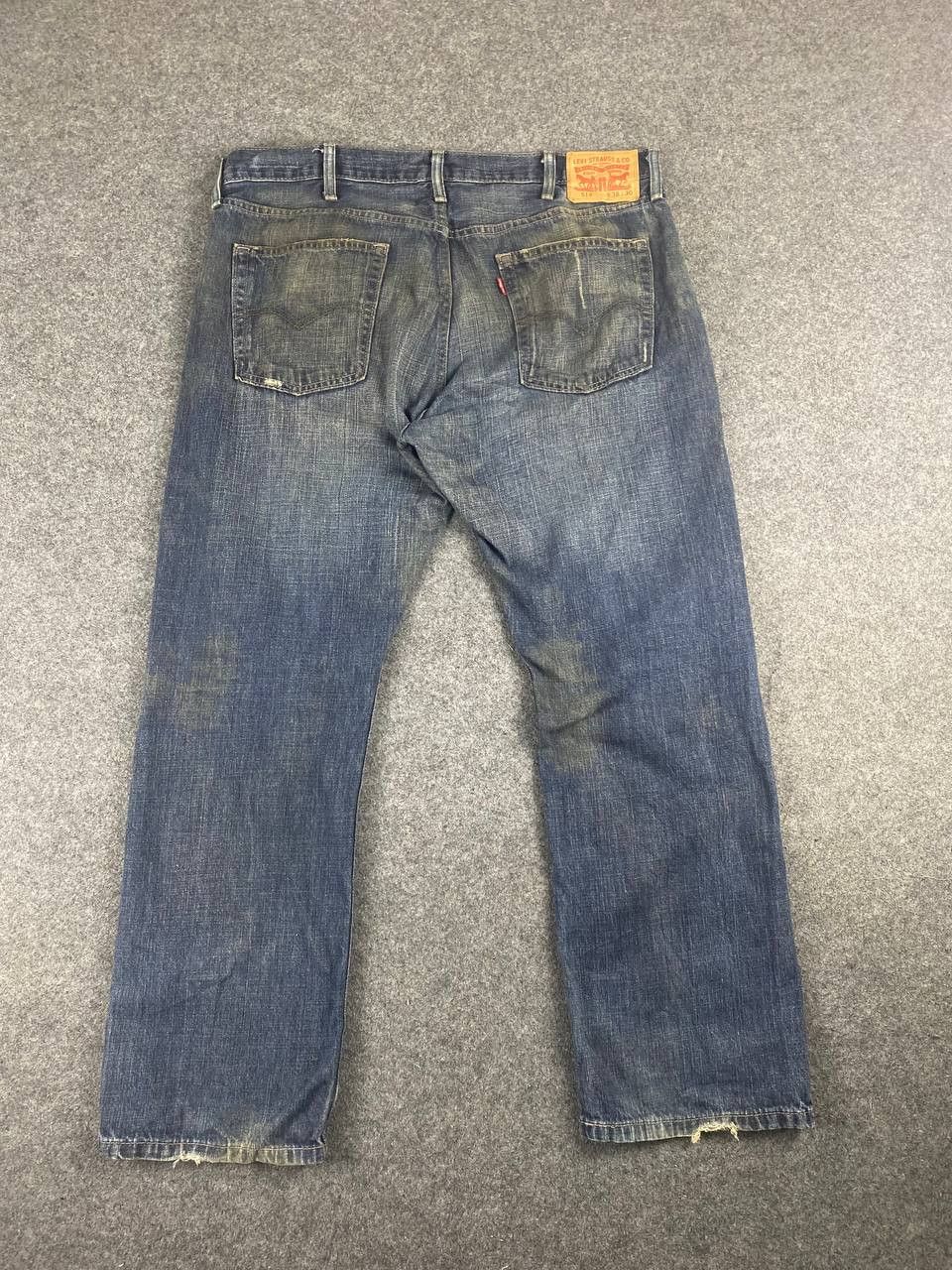 image of 514 Straight Fit Distressed Denim, Men's (Size 40)
