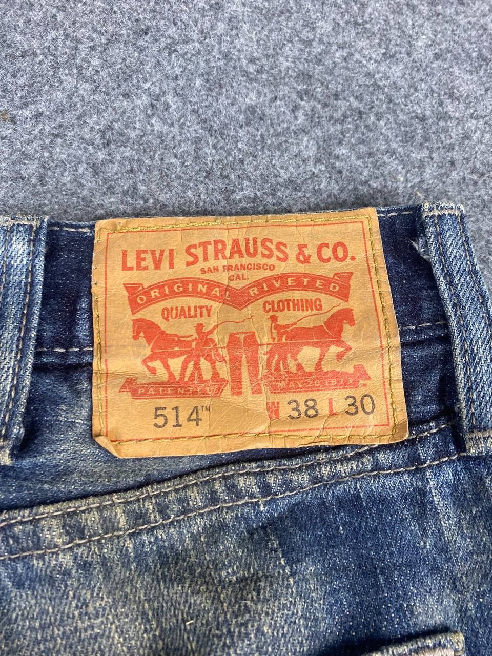 Levi's levis 514 straight fit distressed denim Size US 40 / EU 56 - 7 Thumbnail
