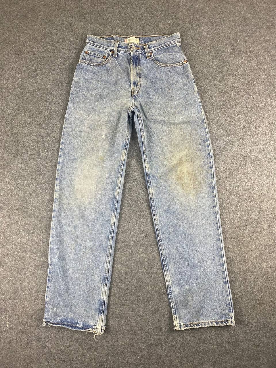 Levi's levis 550 relaxed fit lightwash distressed denim Size US 30 / EU 46 - 8 Thumbnail