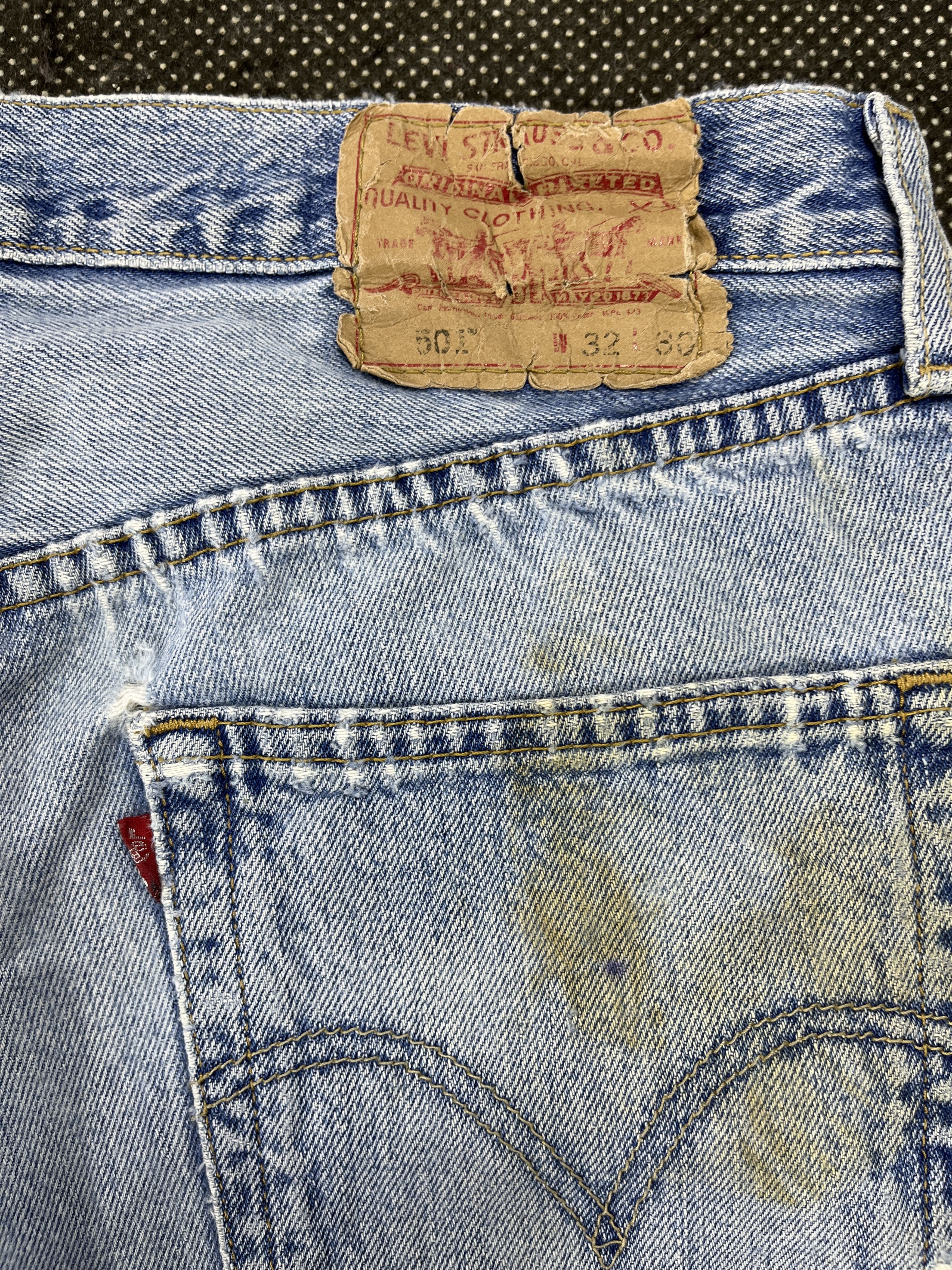 Levi's Vintage Levis 501 Distressed Jeans - J690 Size US 32 / EU 48 - 12 Thumbnail