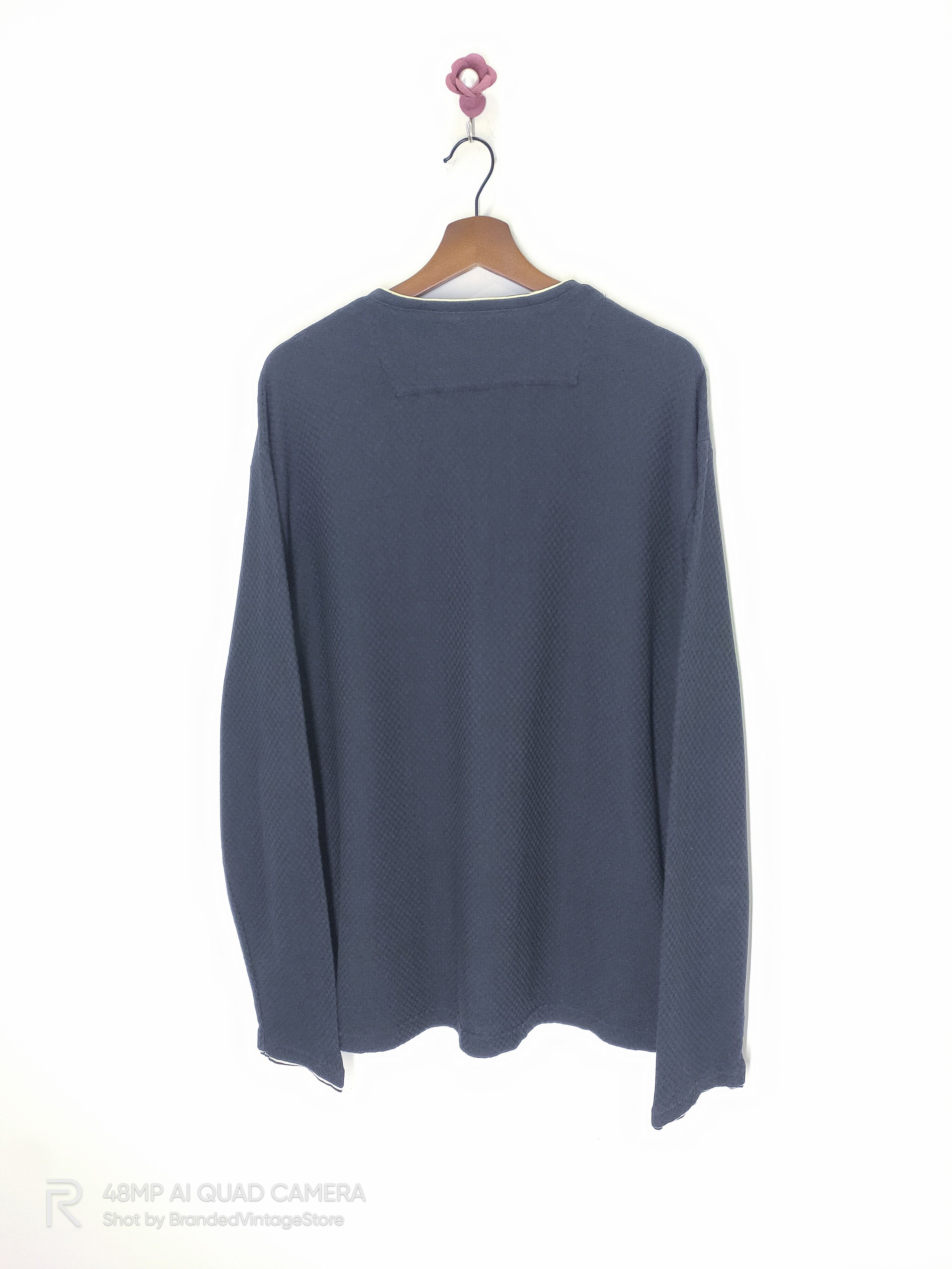 Hush Puppies × Other HUSH PUPPIES Black Carbon Fiber Style HalfButton Sweatshirt Size XL / US 12-14 / IT 48-50 - 7 Thumbnail