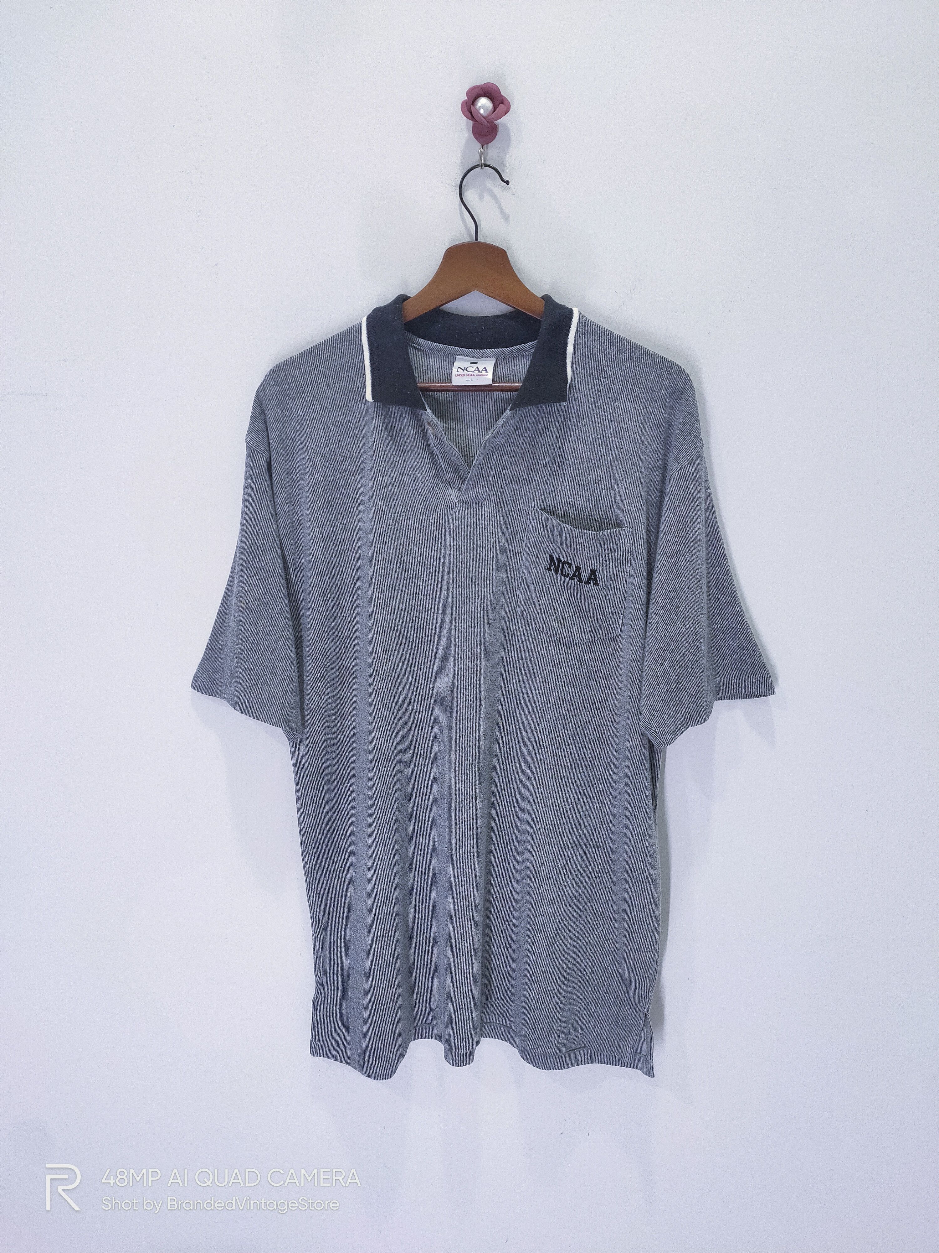 Descente × NCAA NCAA DESCENTE Single Pocket Embroidery Insidefit Polo Shirt Size US L / EU 52-54 / 3 - 1 Thumbnail