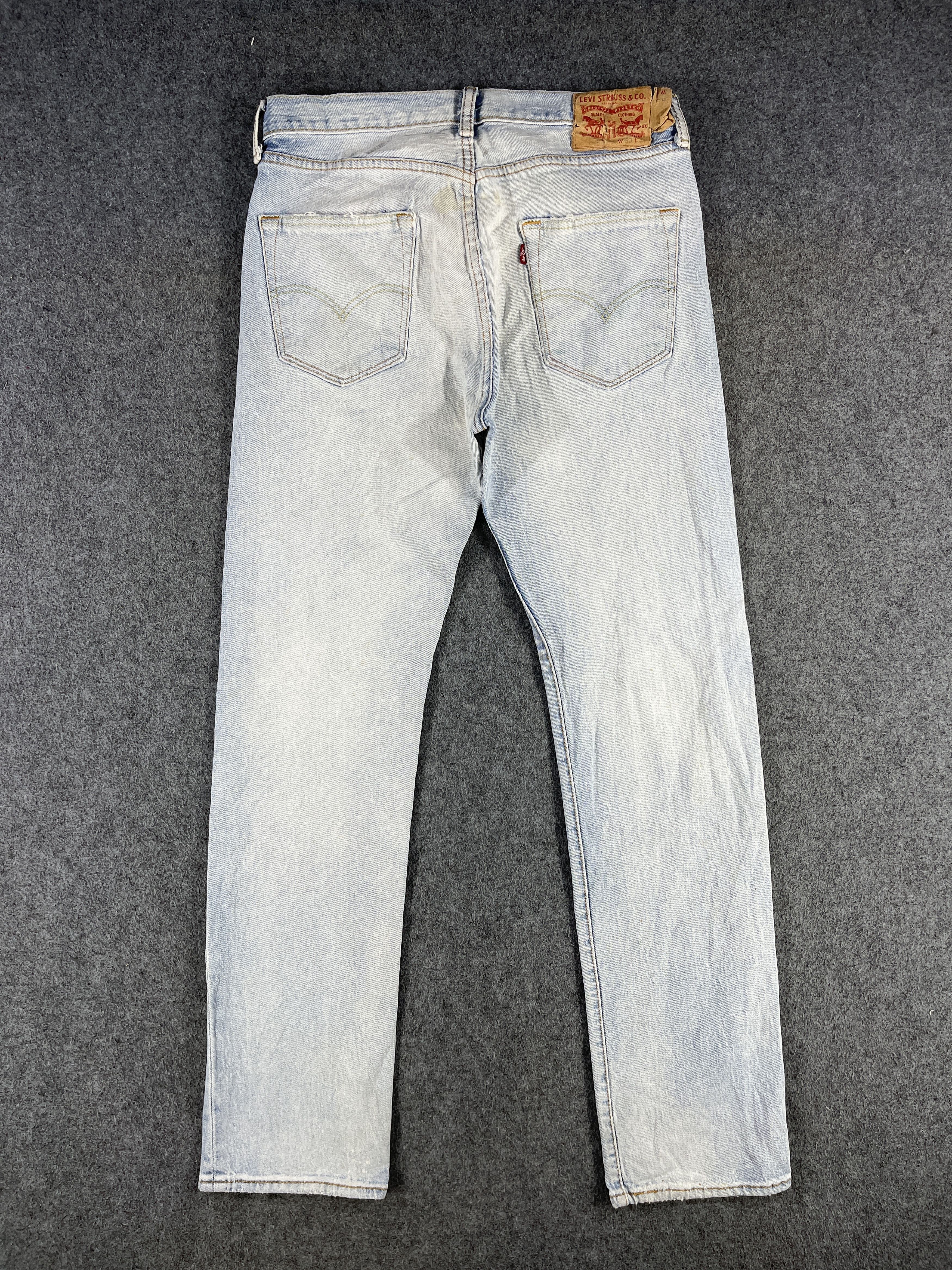Levi's Vintage Levis 501 Distressed Light Wash Jeans - J201 Size US 33 - 2 Thumbnail