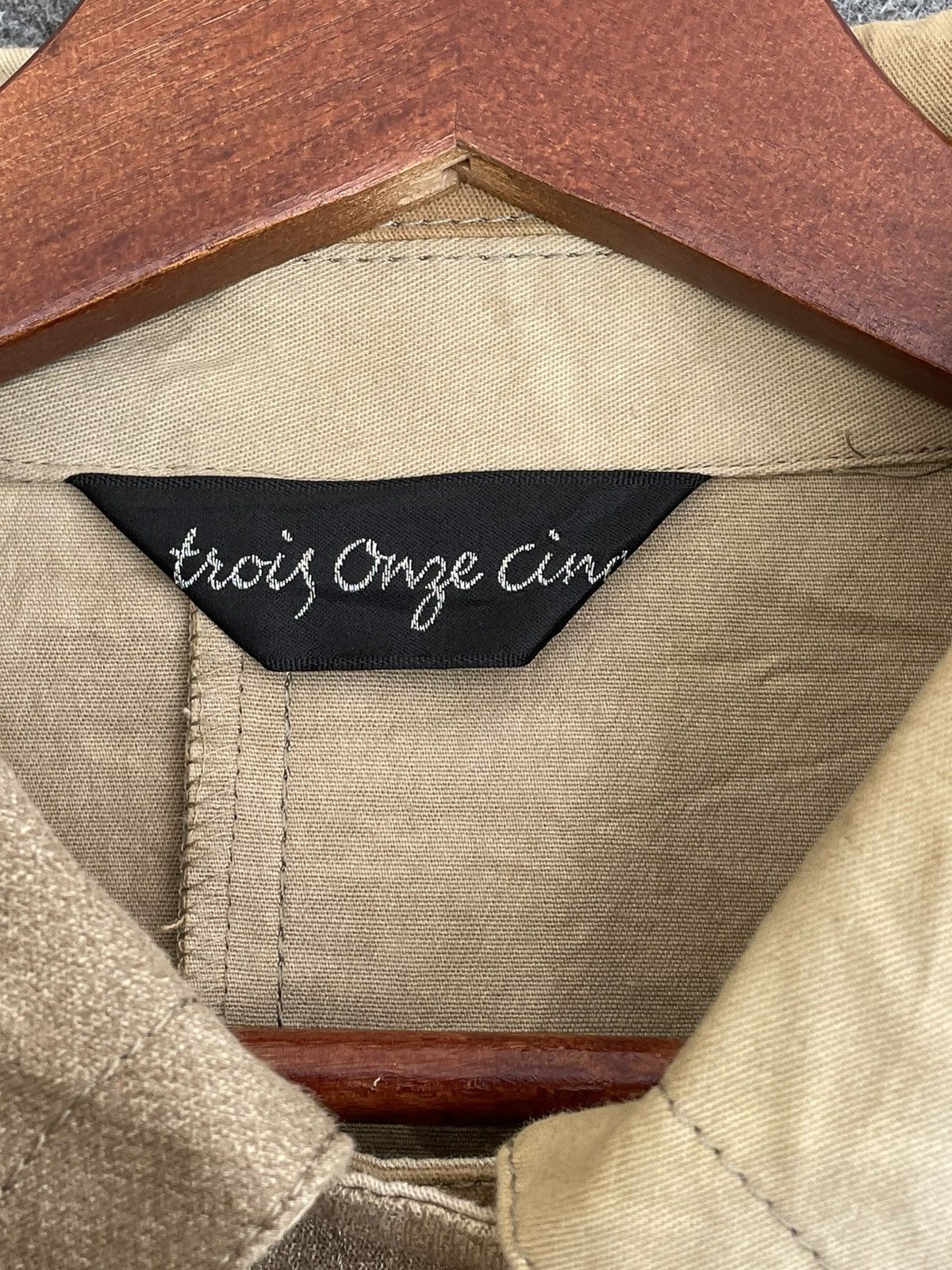 Japanese Brand × Vintage TROIS ONZE CINO OVERPRINTED JACKET Size US L / EU 52-54 / 3 - 6 Thumbnail