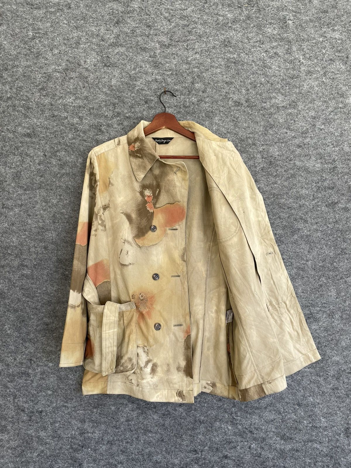 Japanese Brand × Vintage TROIS ONZE CINO OVERPRINTED JACKET Size US L / EU 52-54 / 3 - 5 Thumbnail