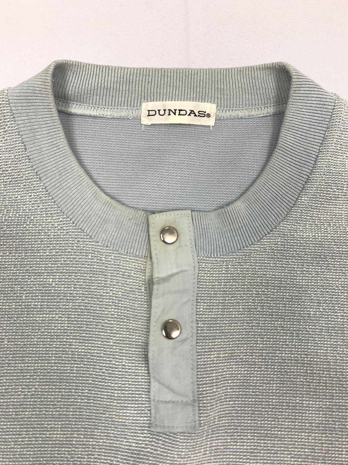 Dunderdon × Japanese Brand DUNDAS Vintag Urban Acrylic SinglePocket Varsity Swearshirt Size US M / EU 48-50 / 2 - 8 Thumbnail