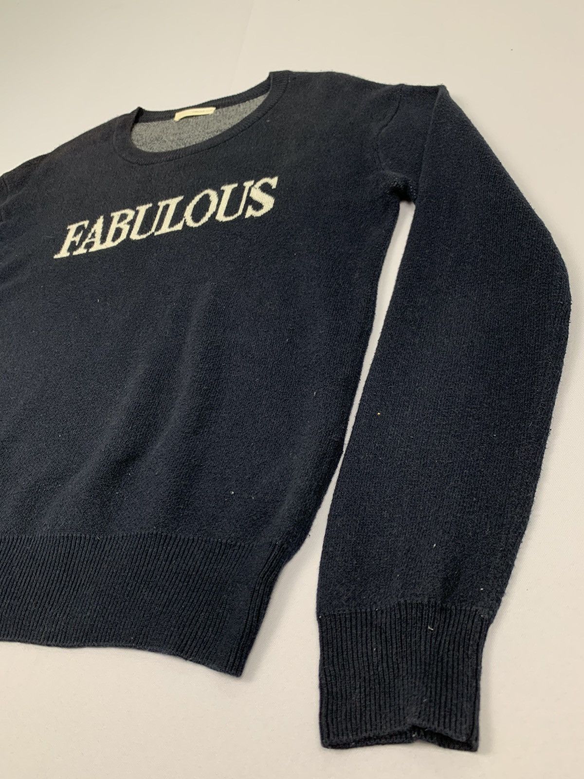 Aran Isles Knitwear × Designer OPAQUECLIP Vintage Fabulous Big Box Logo Graphic Sweatshirt Size S / US 4 / IT 40 - 6 Thumbnail