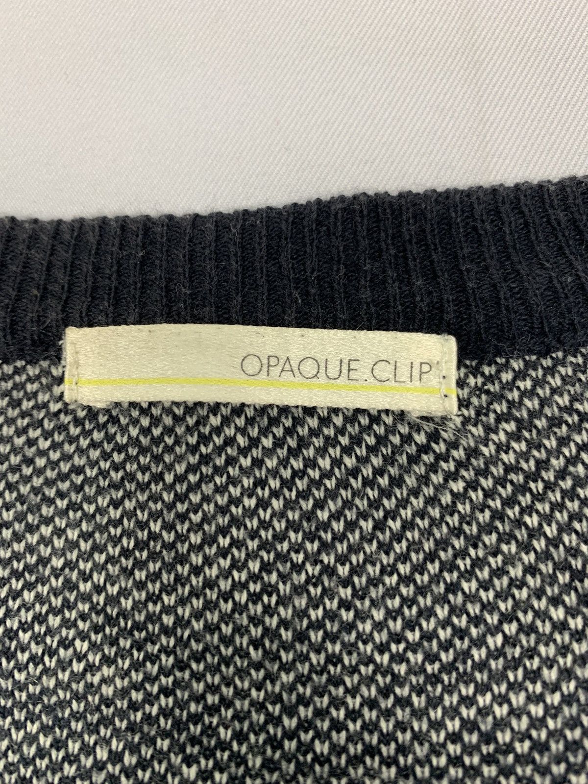 Aran Isles Knitwear × Designer OPAQUECLIP Vintage Fabulous Big Box Logo Graphic Sweatshirt Size S / US 4 / IT 40 - 7 Thumbnail